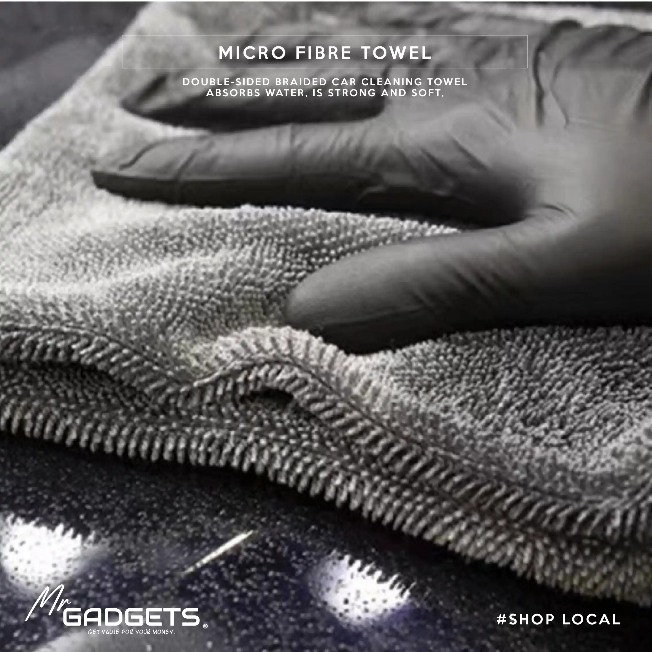 Thick Double Sided Micro Fibre Towel - Image 4