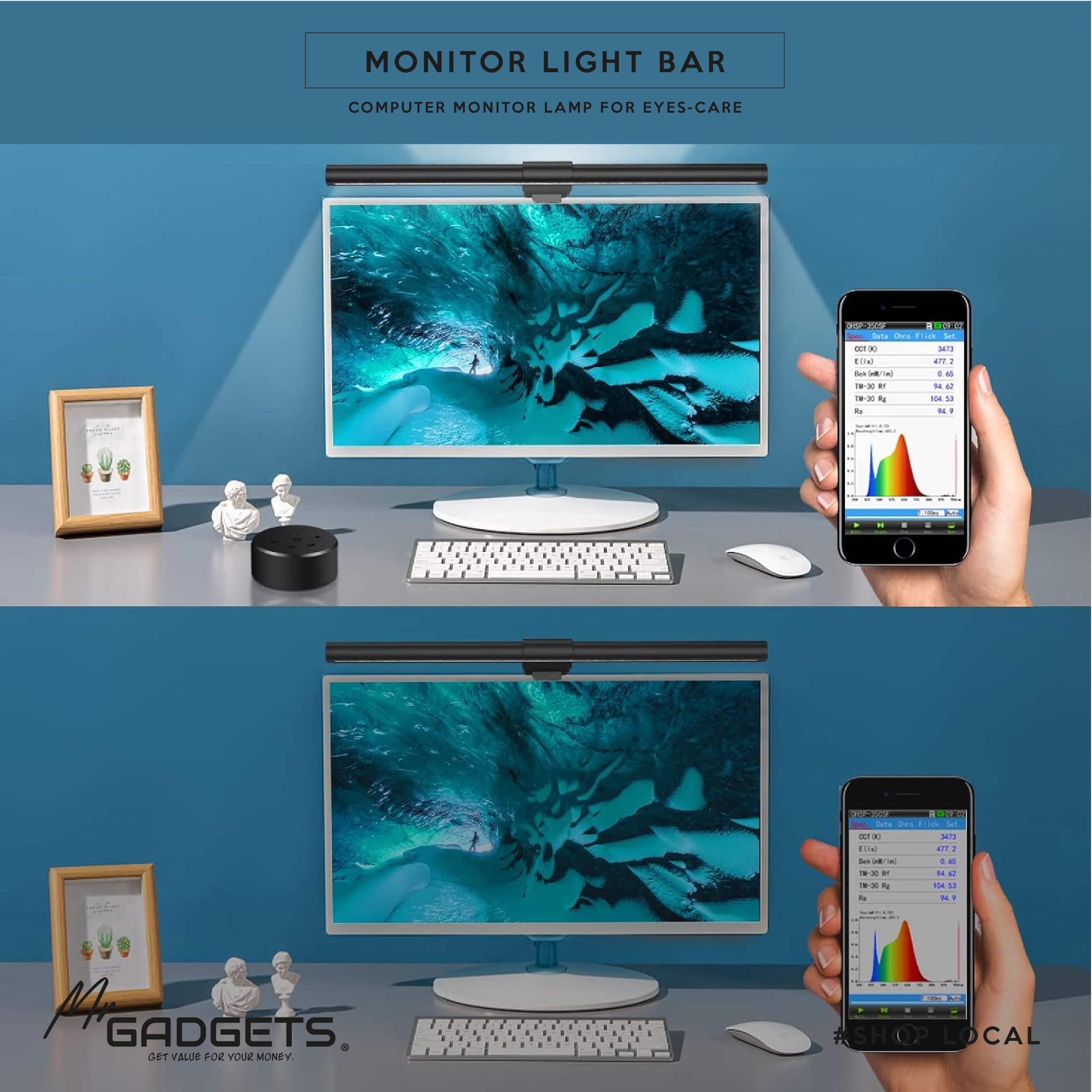 Monitor Light Bar with Remote Control - Image 3