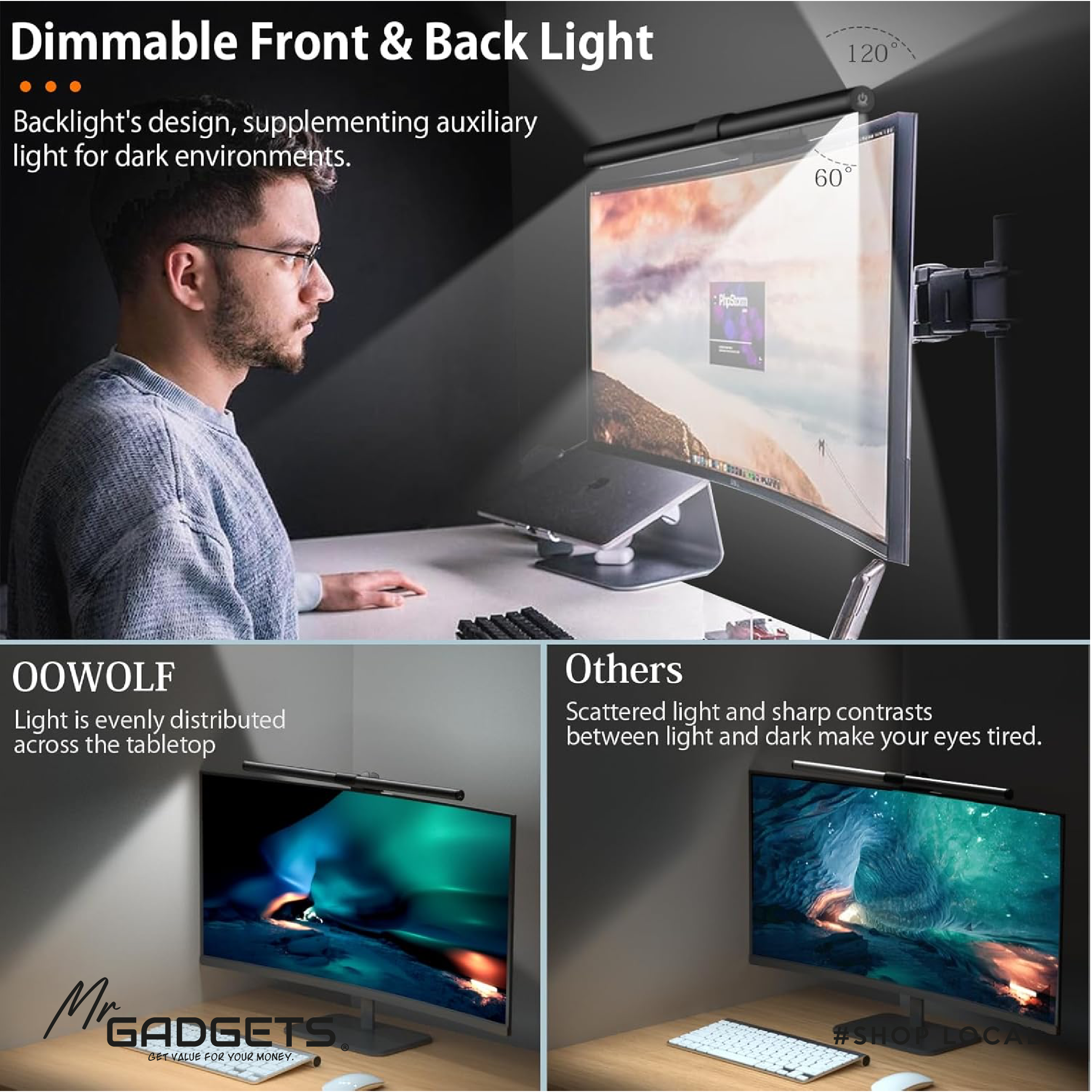 Monitor Light Bar with Remote Control - Image 4