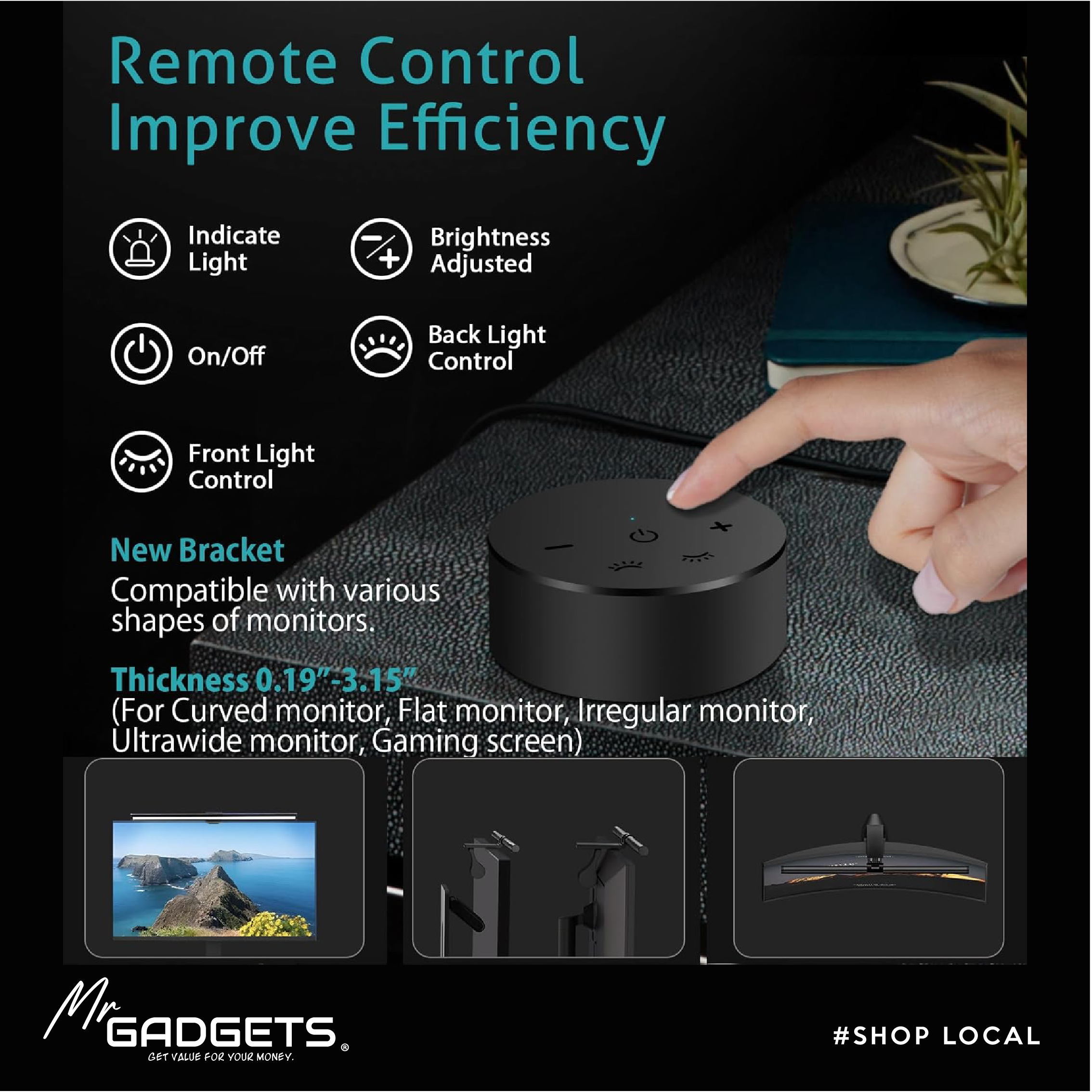 Monitor Light Bar with Remote Control - Image 5