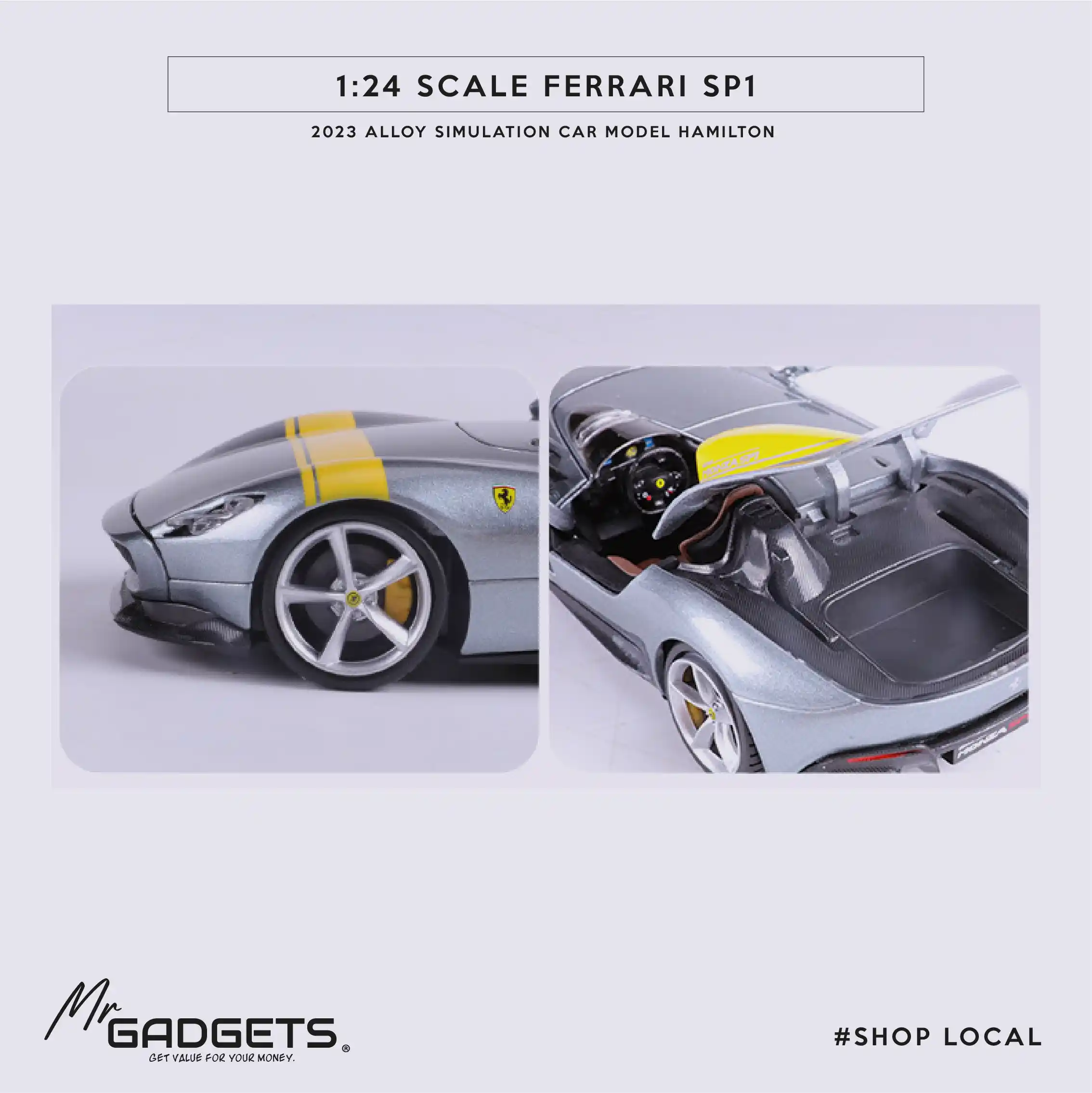 Ferrari Monza SP1 1:24 Scale DieCast - Image 3
