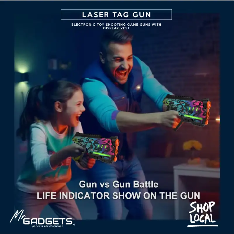 Cyberpunk Laser Tag Gun