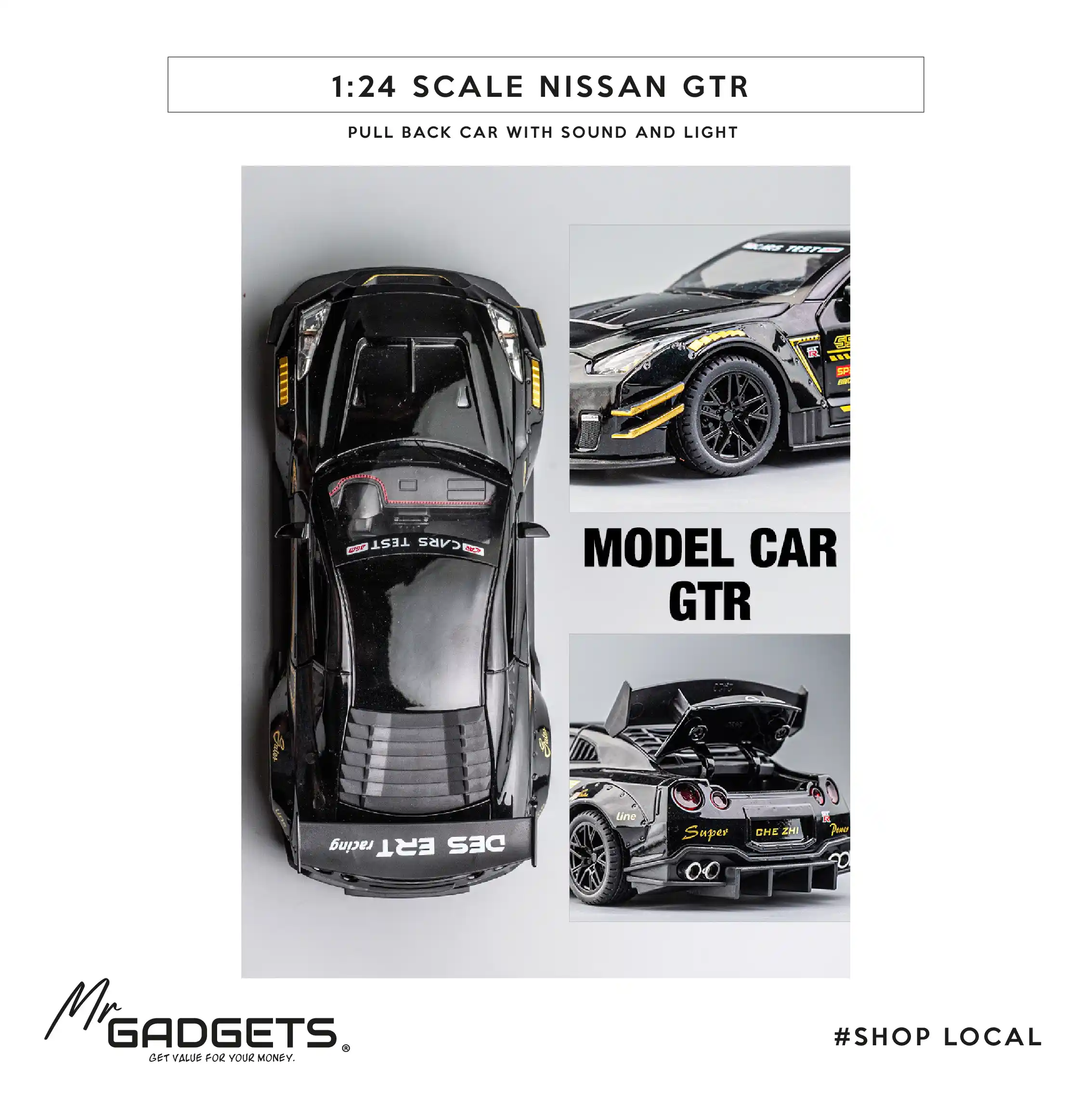 Nissan GTR 1:24 Scale DieCast - Image 2