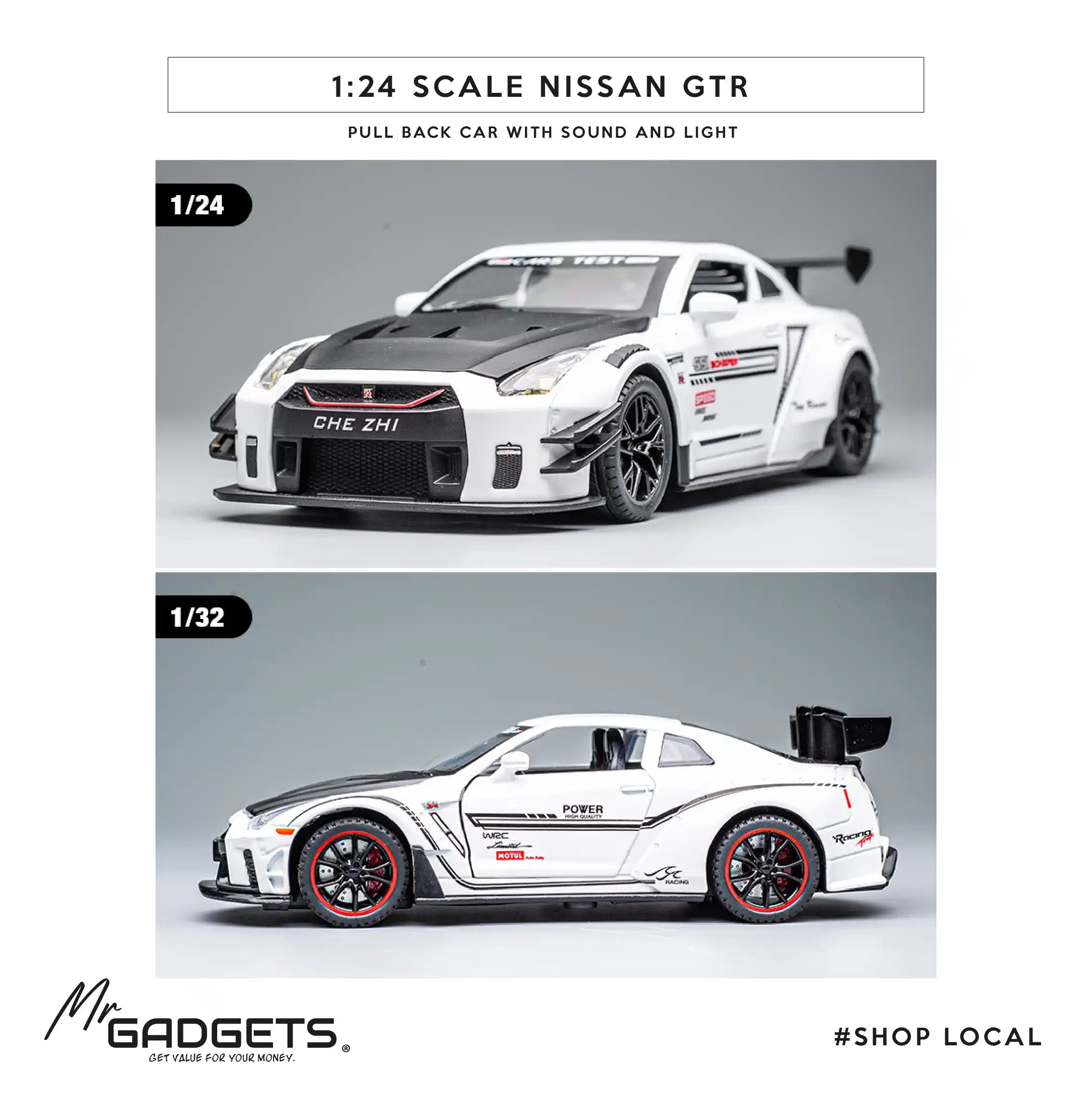Nissan GTR 1:24 Scale DieCast - Image 5