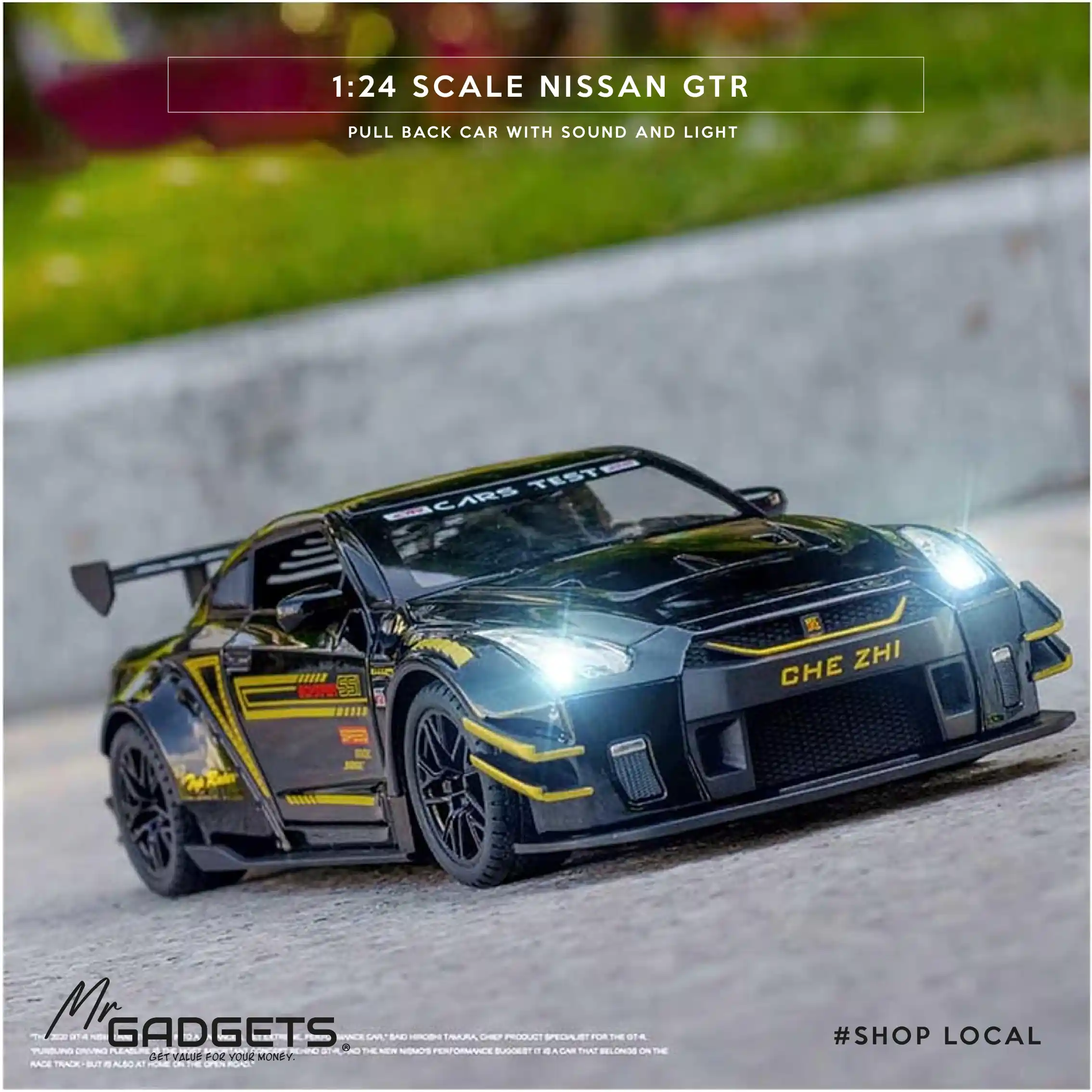 Nissan GTR 1:24 Scale DieCast - Image 7