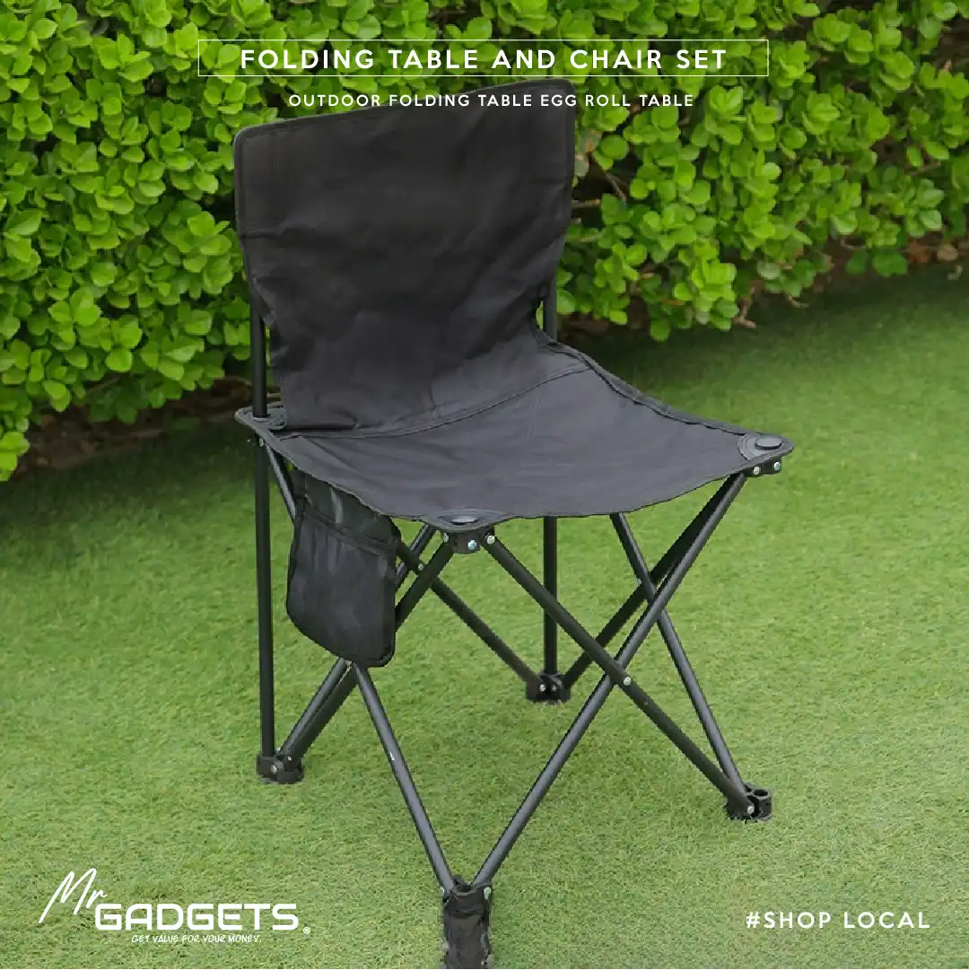 Outdoor folding table plus chairs (4Pcs) - Image 3