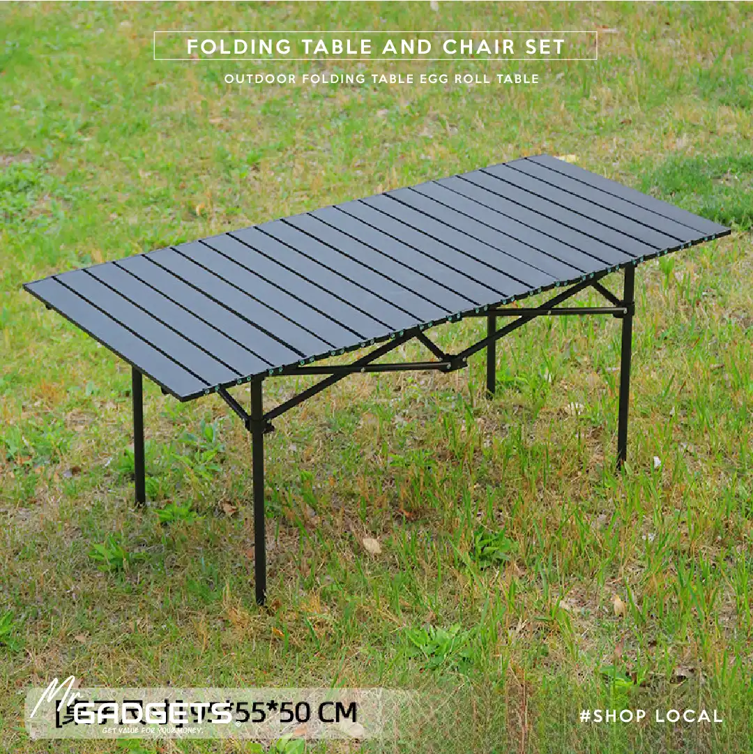 Outdoor folding table plus chairs (4Pcs) - Image 5