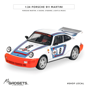 Porsche 911 Martini 1:24 Scale Die Cast