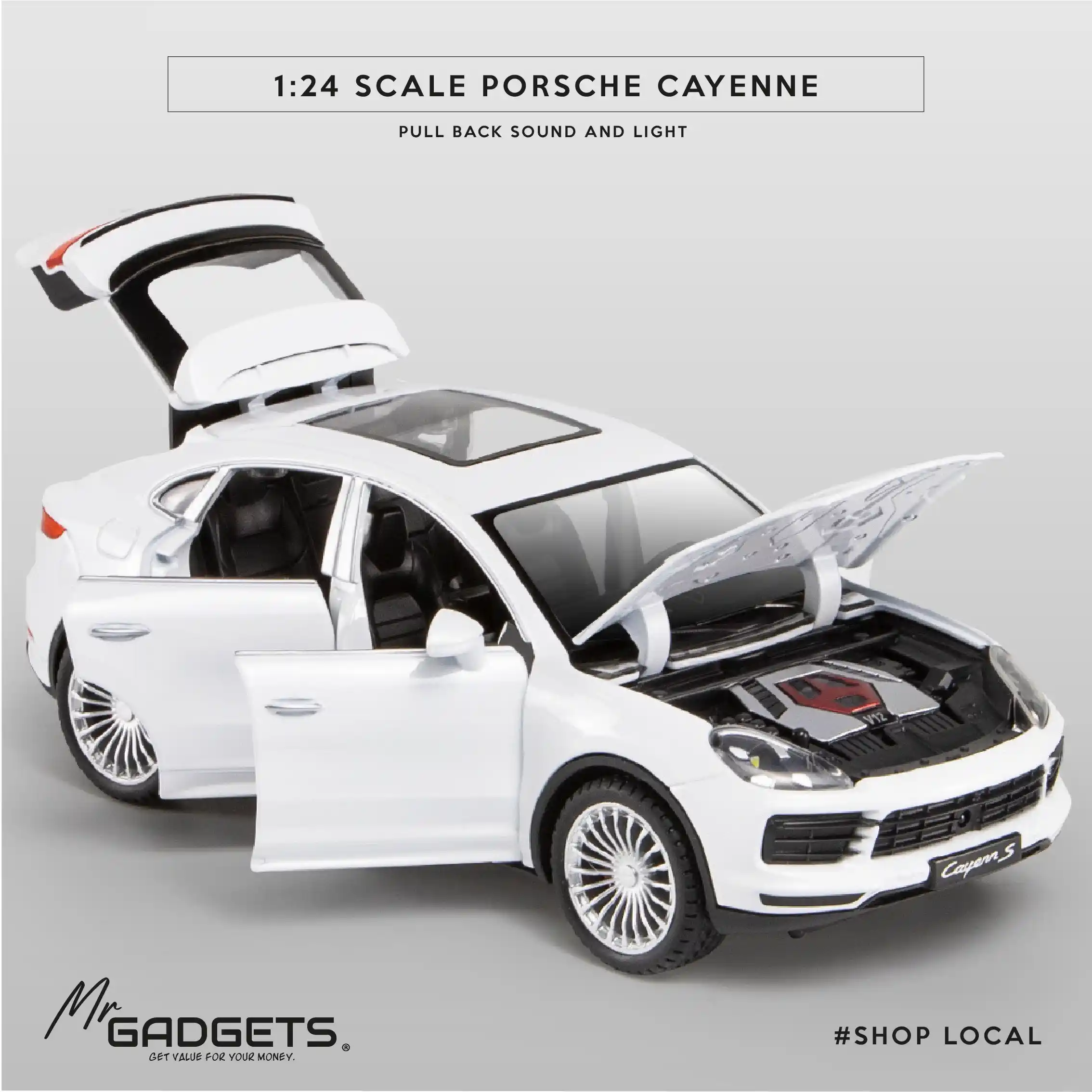 Porsche Cayenne 1:24 Scale DieCast - Image 3