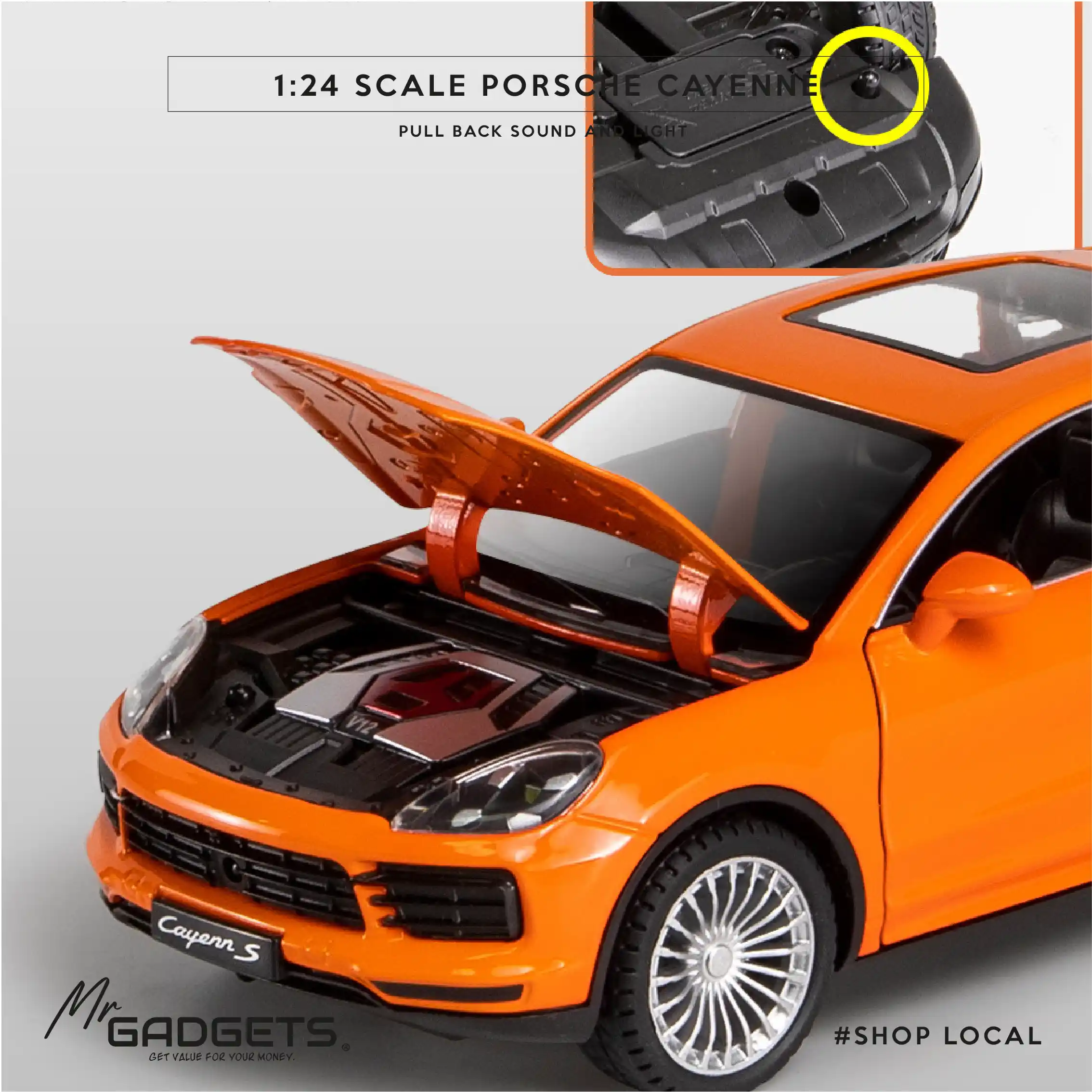 Porsche Cayenne 1:24 Scale DieCast - Image 4