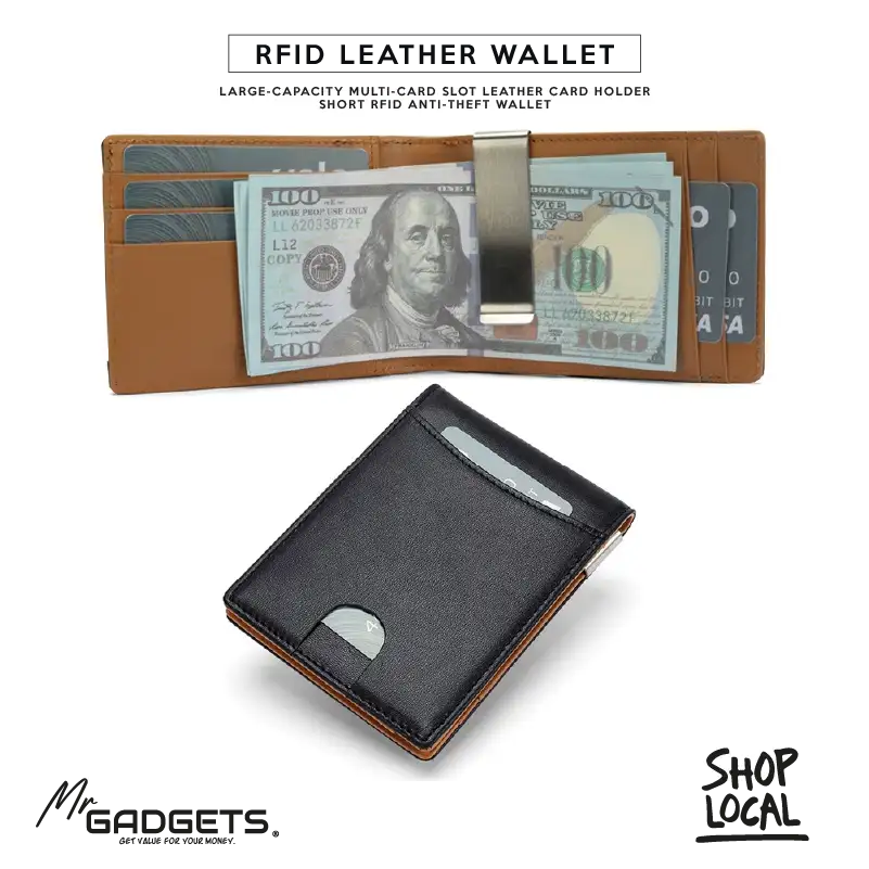 RFID Leather Wallet - Image 4