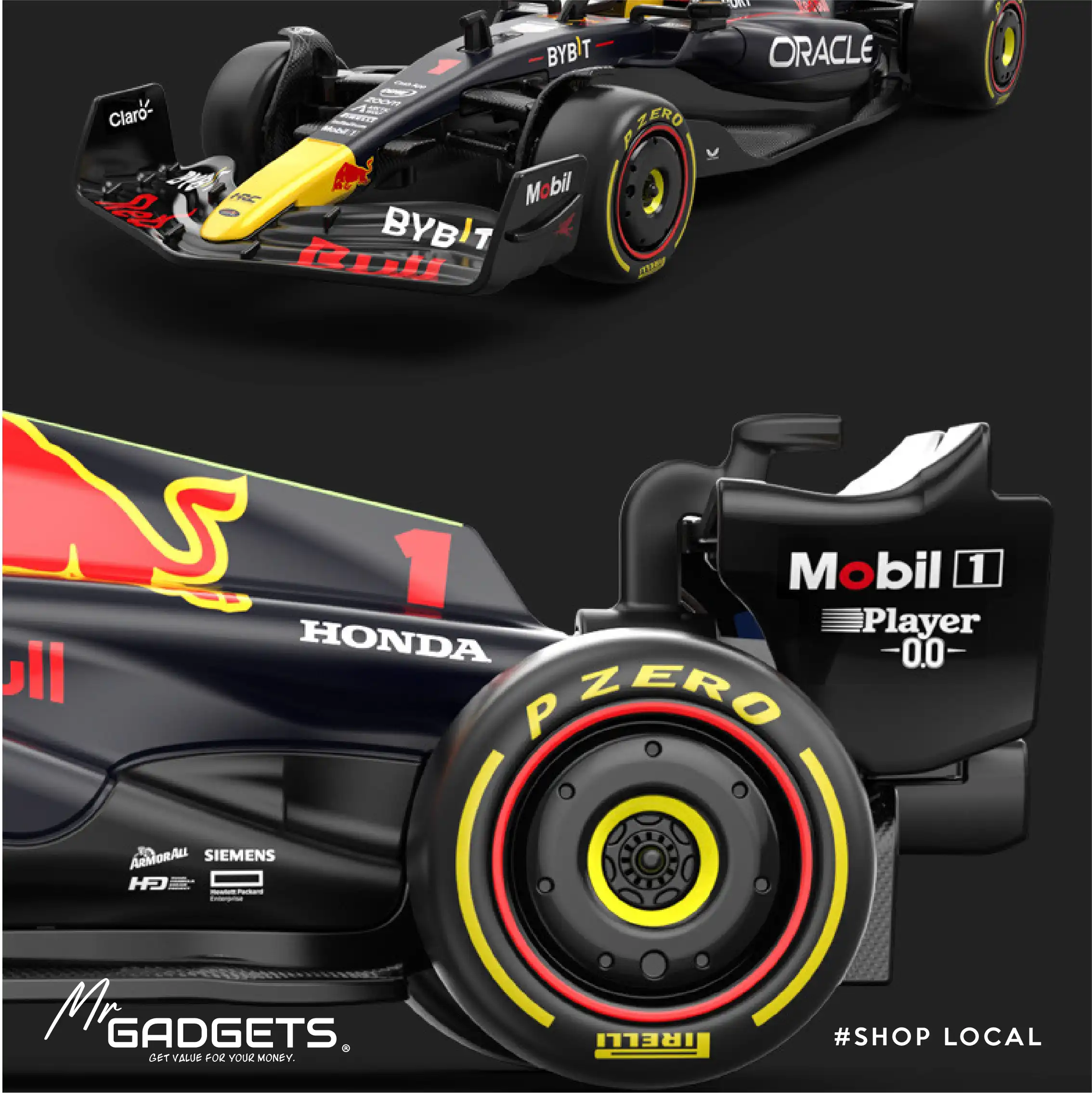 1/24 Red Bull F1 RB19 Diecast Car - Image 5