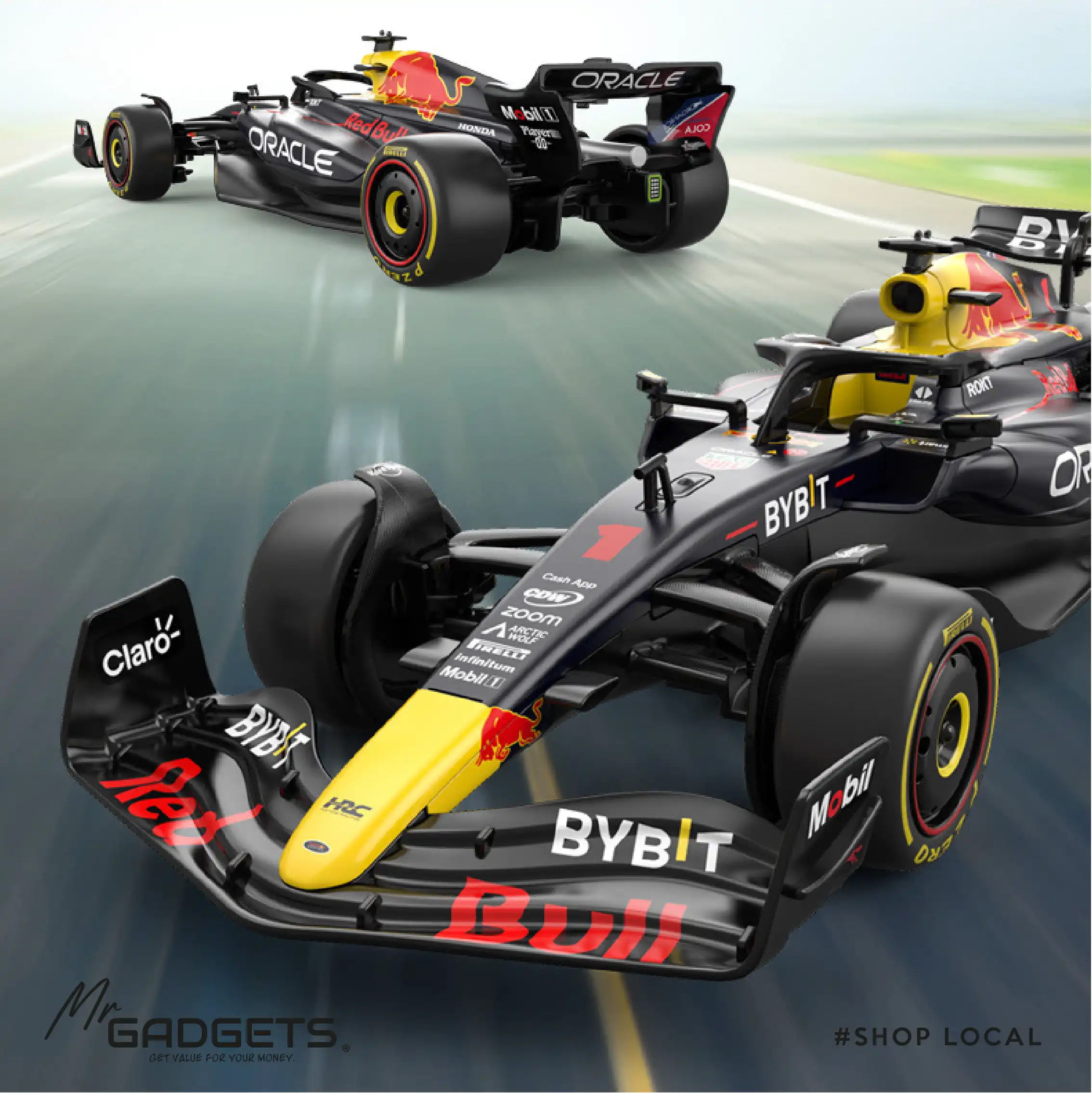 1/24 Red Bull F1 RB19 Diecast Car - Image 7
