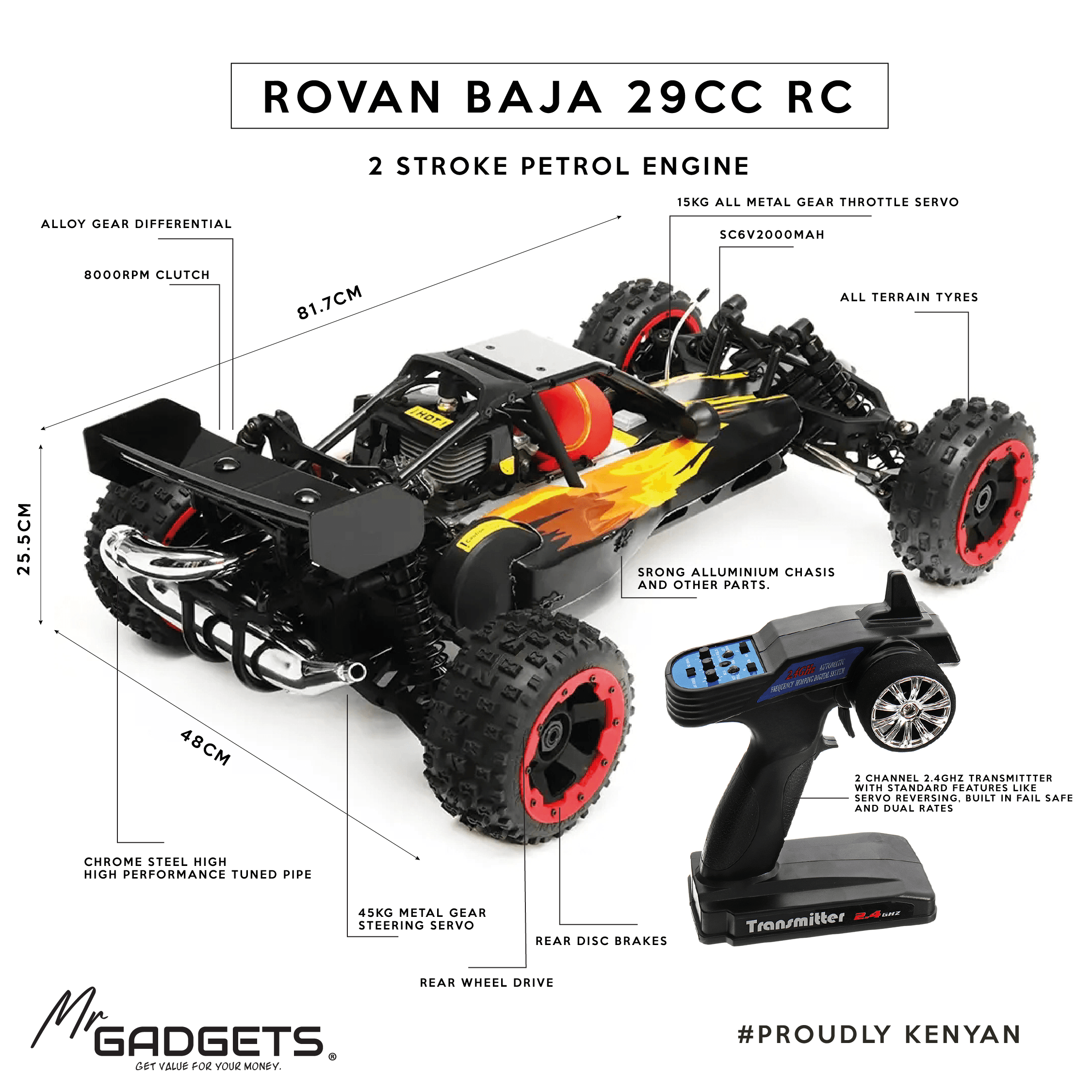 Rovan Baja Petrol Rc Car