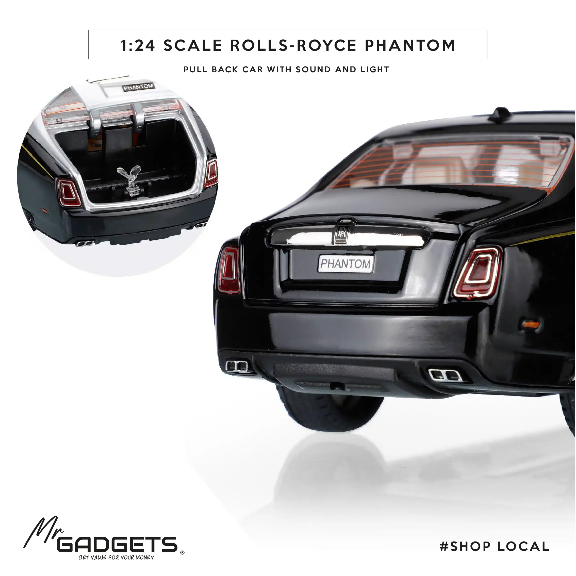 Rolls-Royce Phantom 1:24 Die-Cast - Image 3