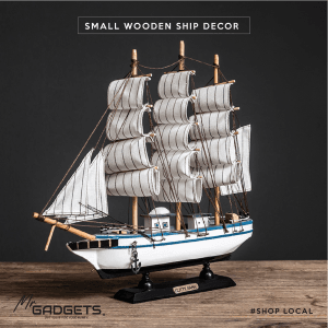 Small Wooden Ship (Decor)