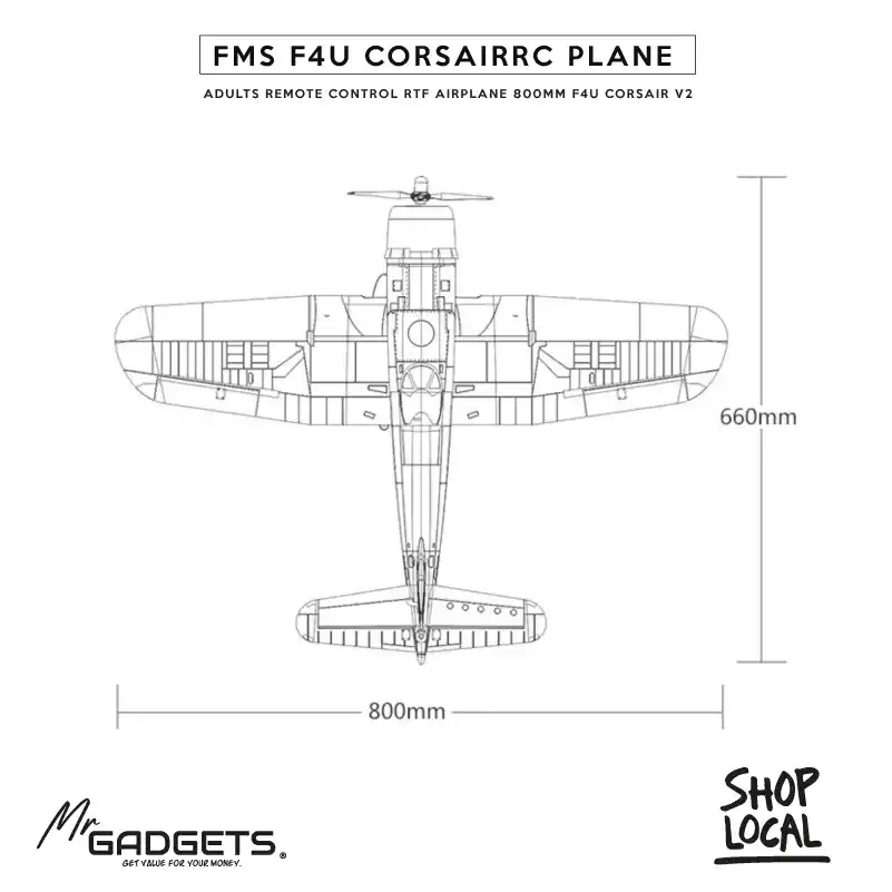 FMS F4U Corsair Rc Plane - Image 4