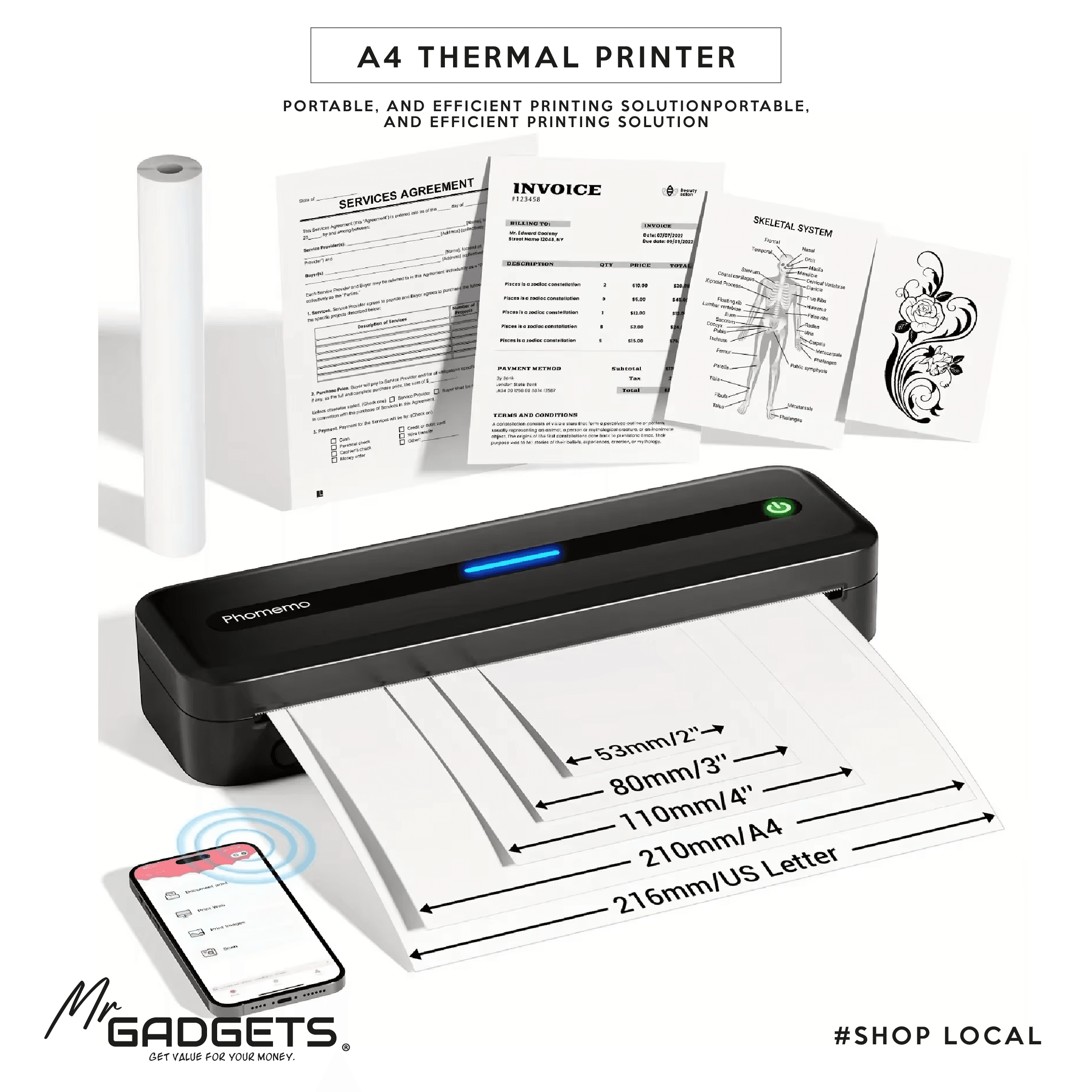 A4 Thermal Printer Phomemo - Image 4
