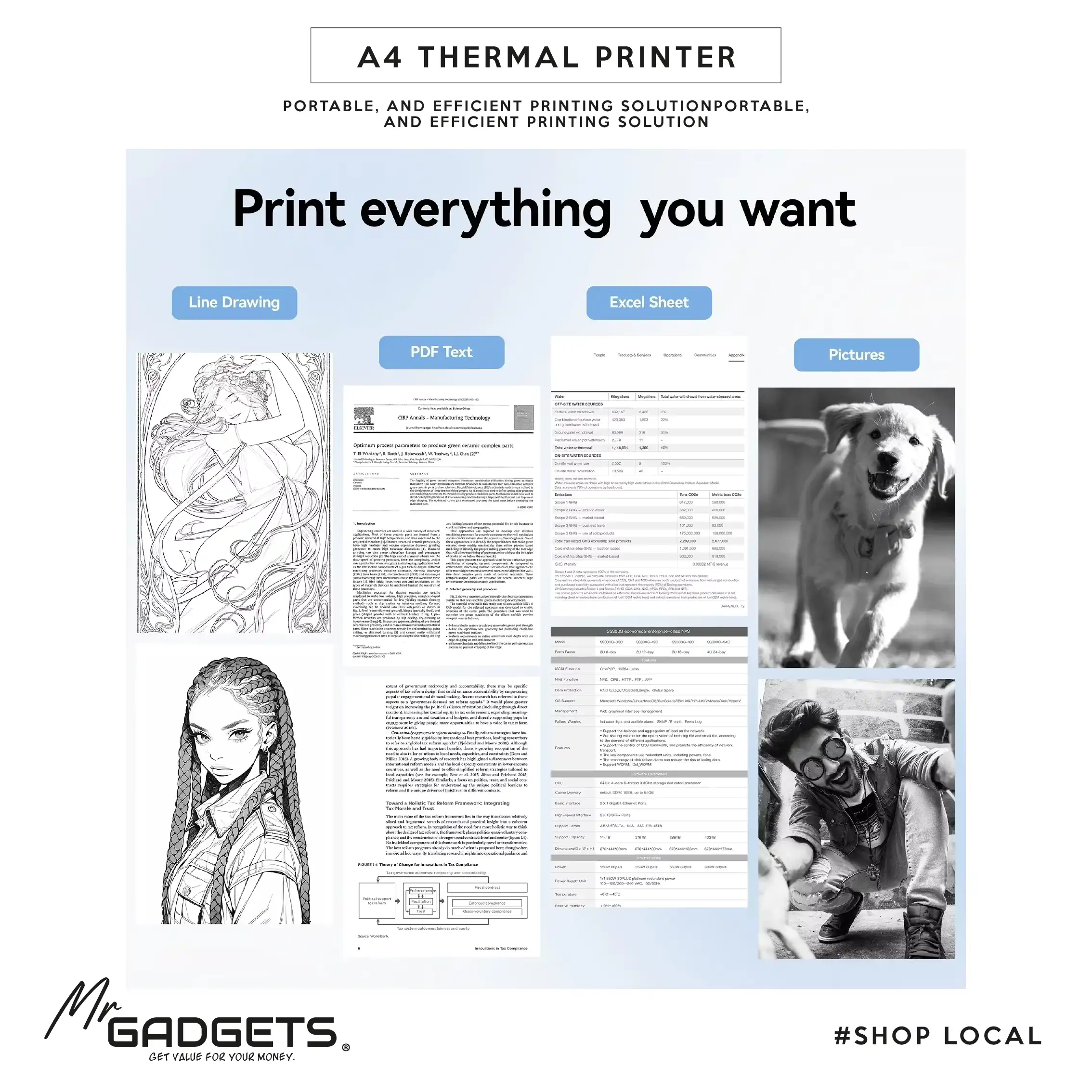 A4 Thermal Printer Phomemo - Image 4