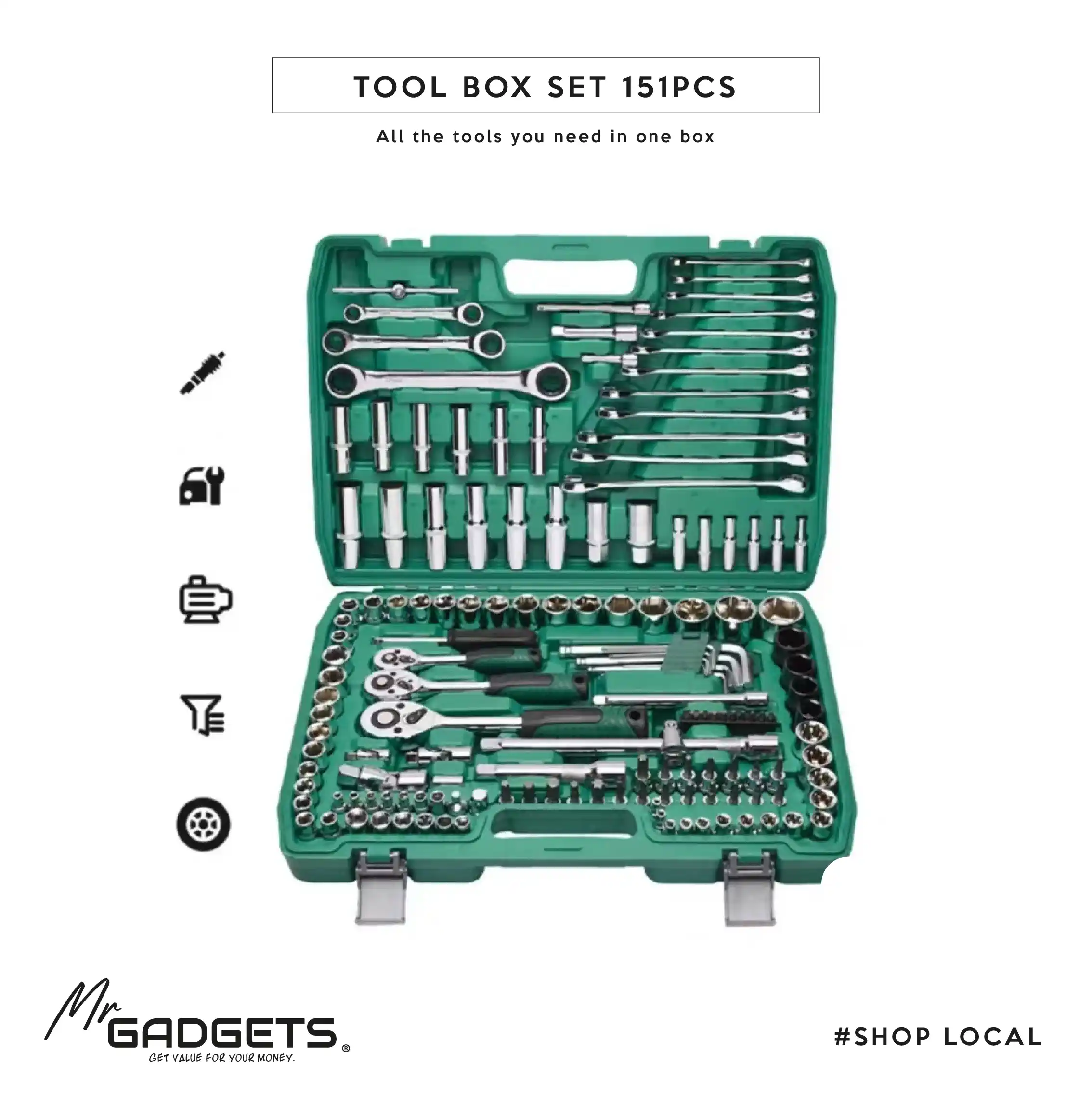 Tool Box Set 151pcs