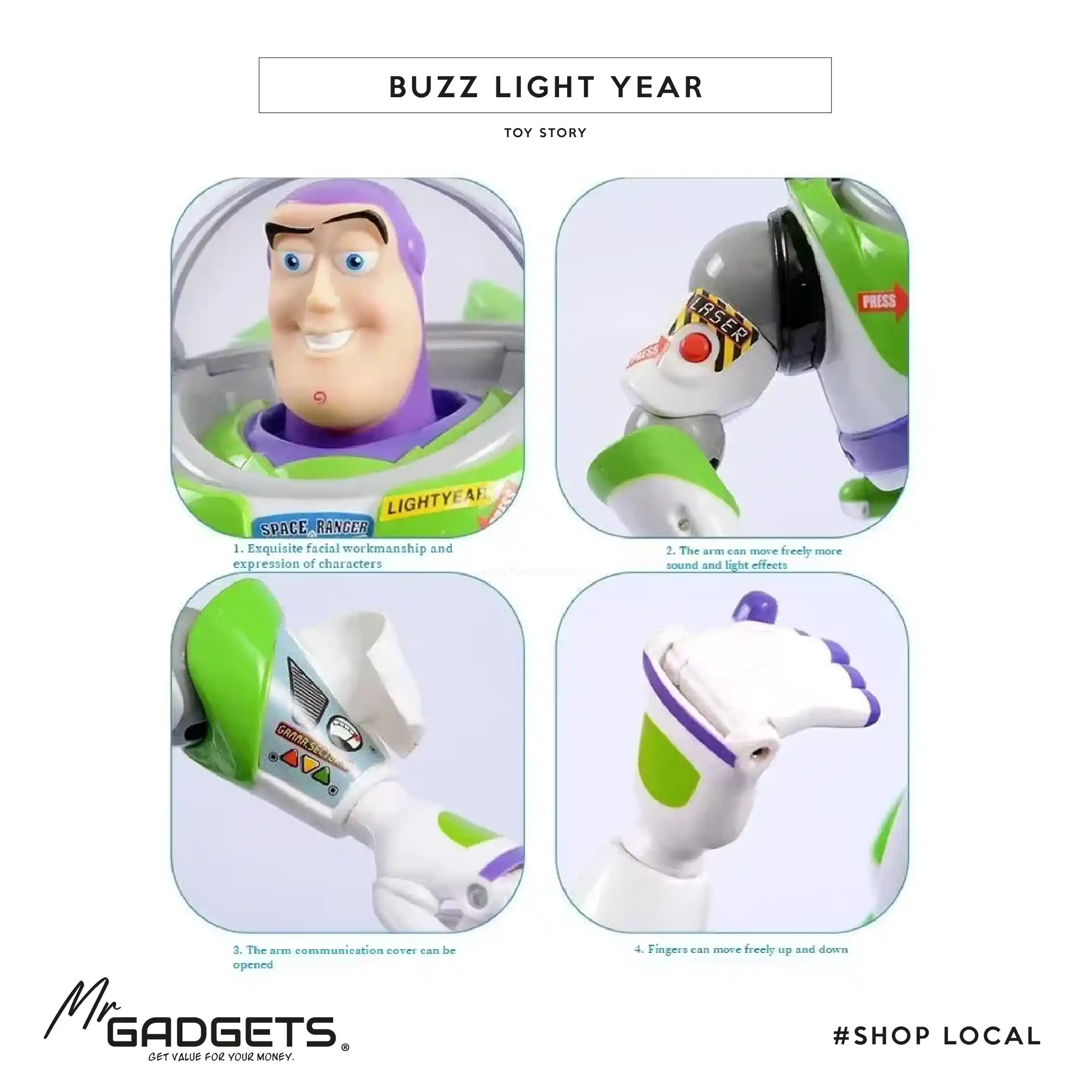 Buzz Lightyear Toy - Image 3