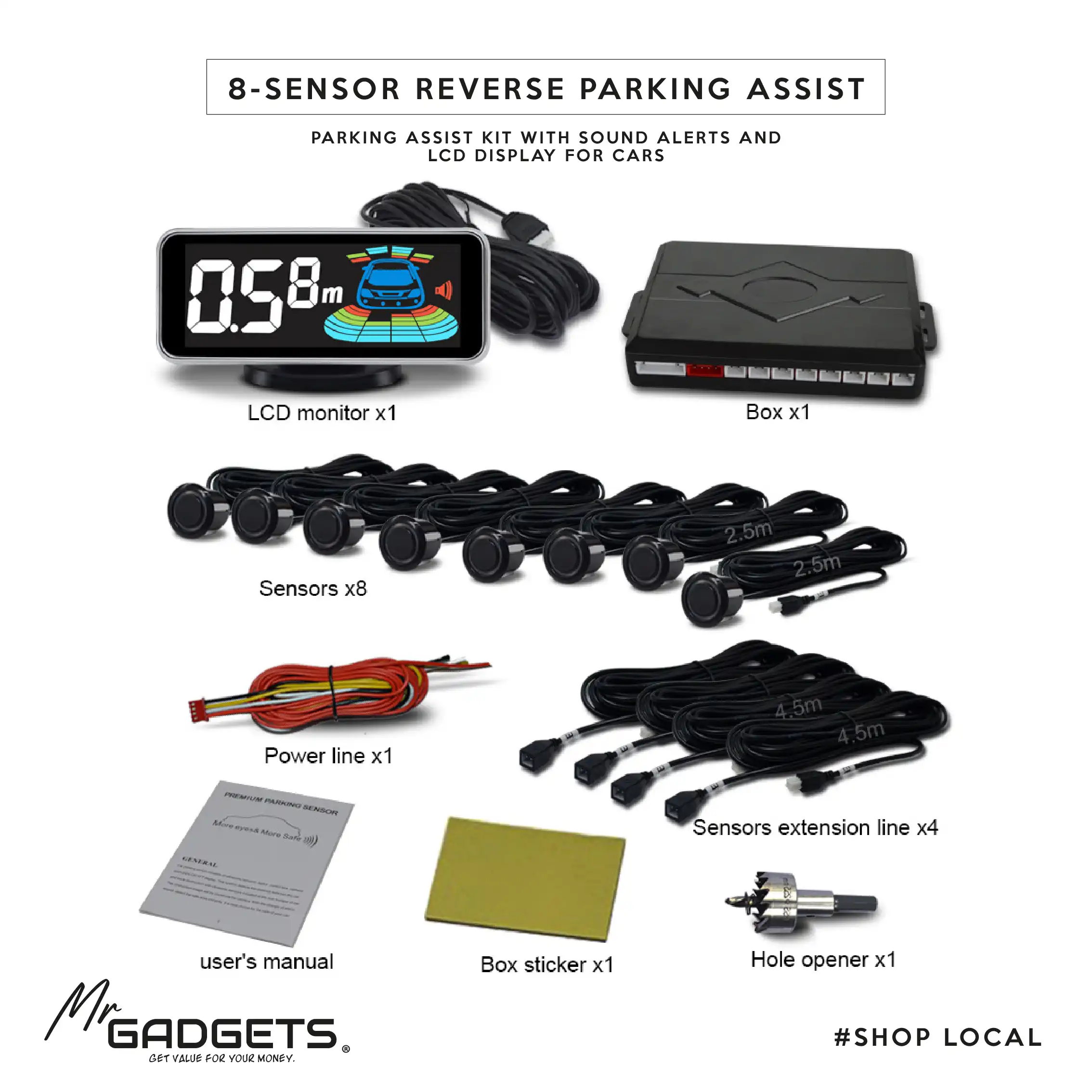 Parking Assist 4 sensors - Image 3