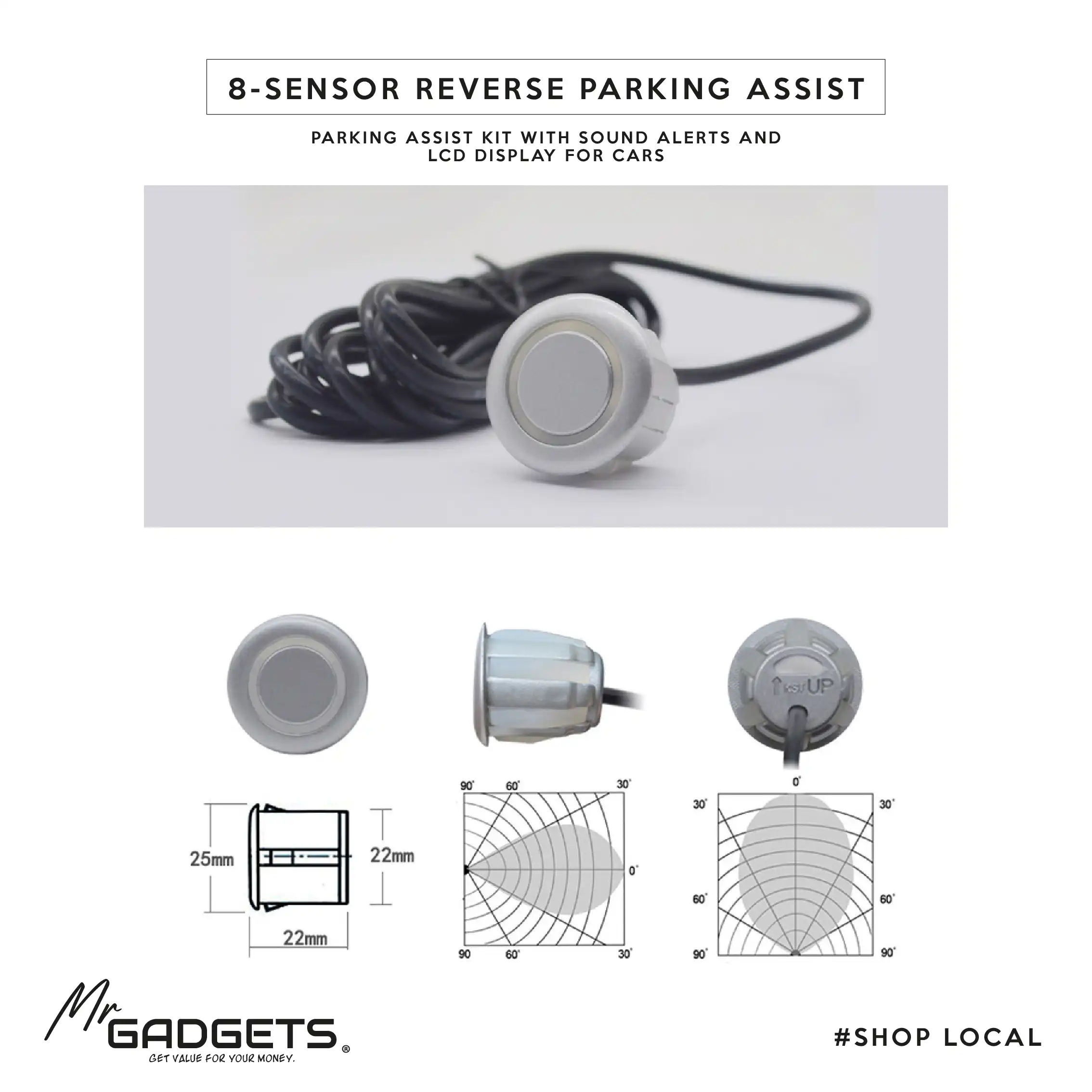 Parking Assist 4 sensors - Image 5
