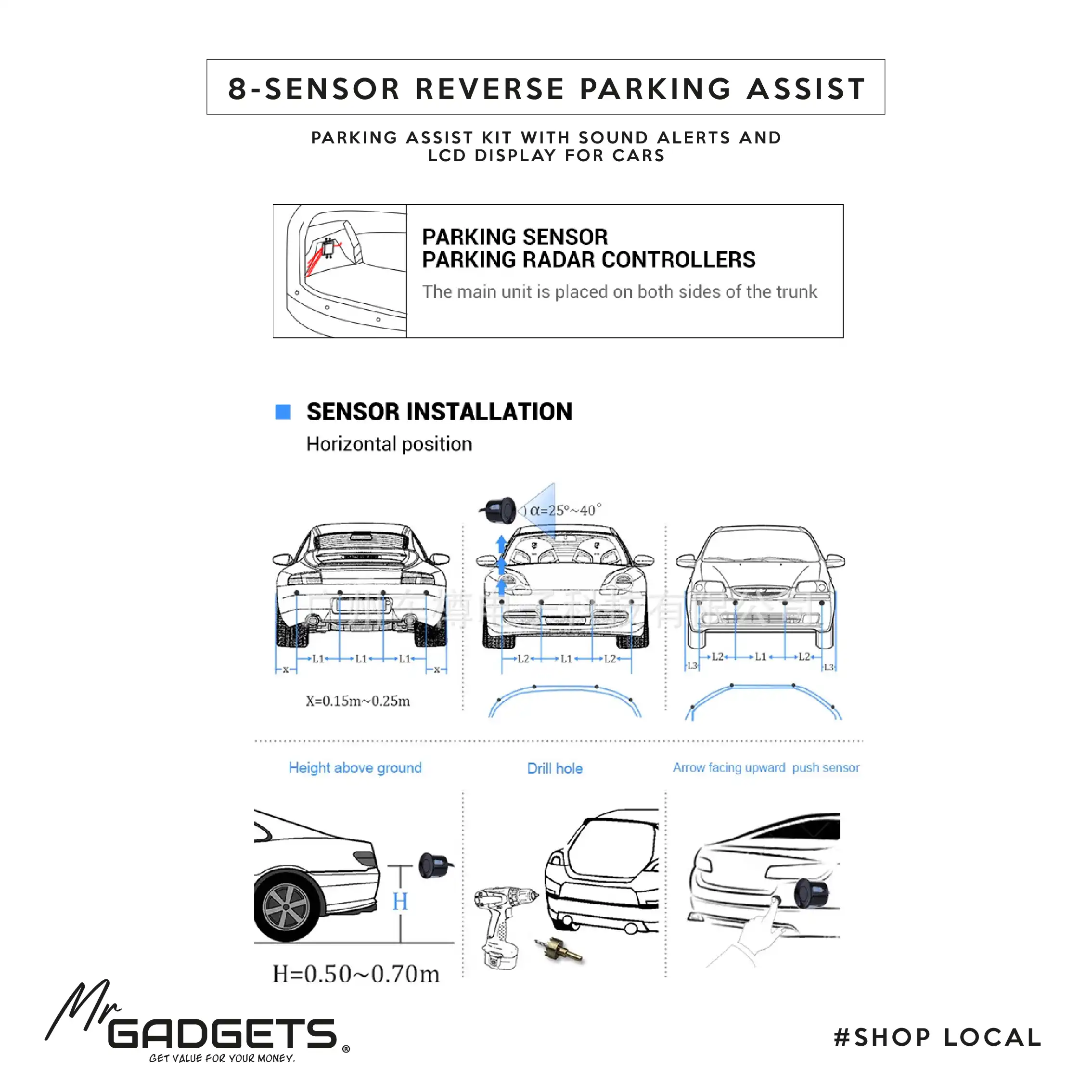 Parking Assist 4 sensors - Image 9