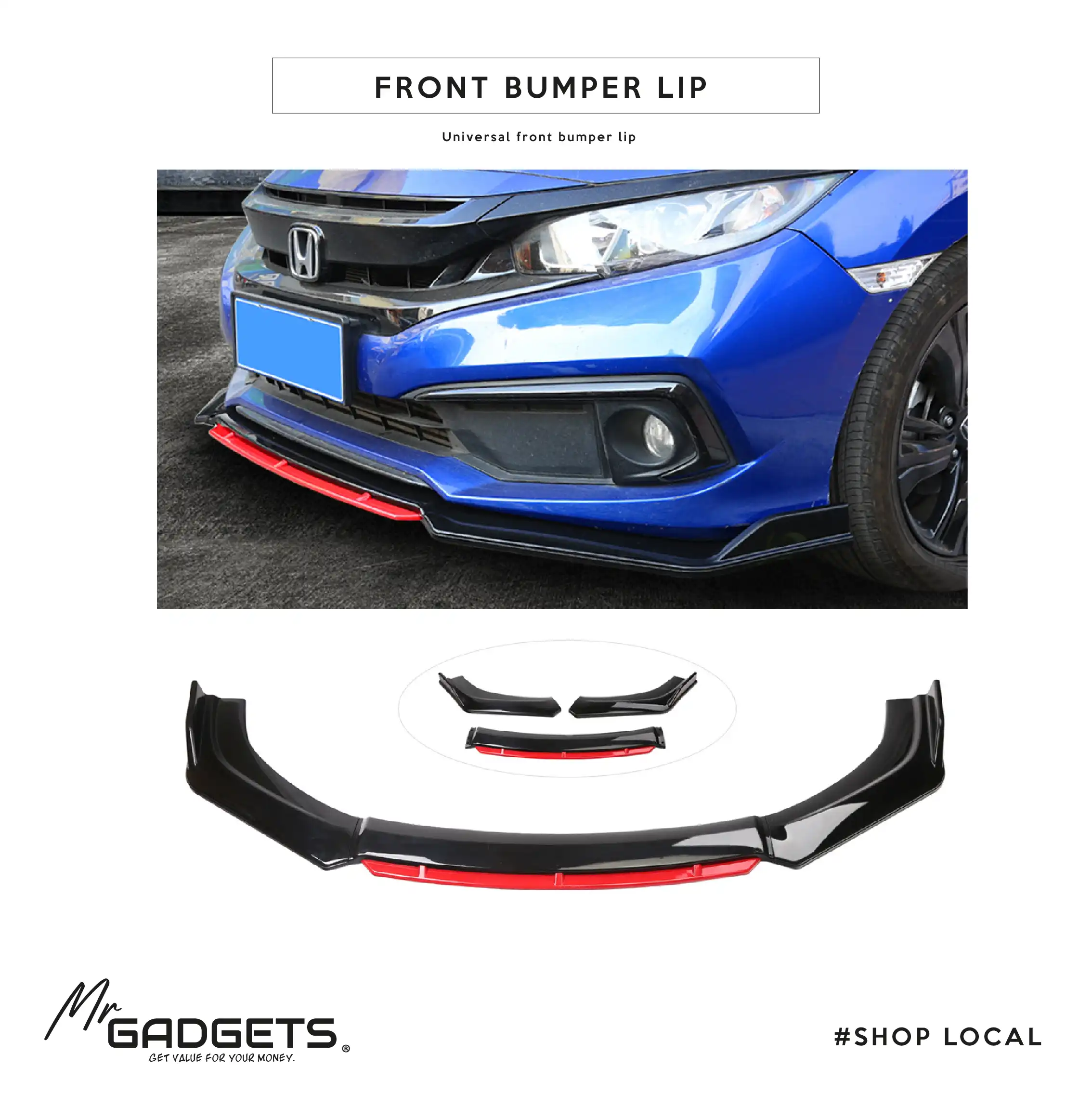 Universal Front Bumper Lip - Image 2