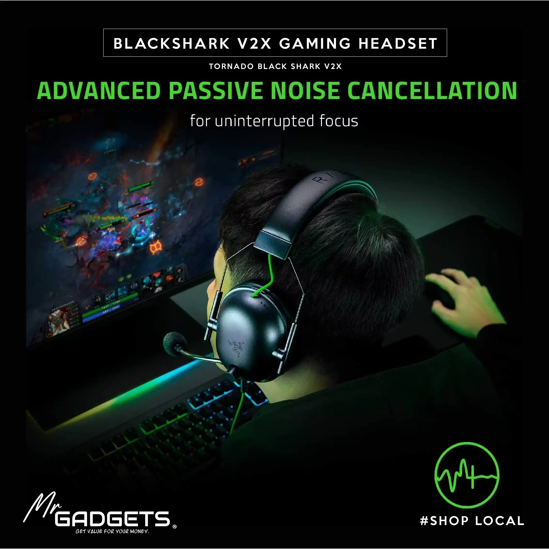 Blackshark V12 Gaming Headset - Image 4