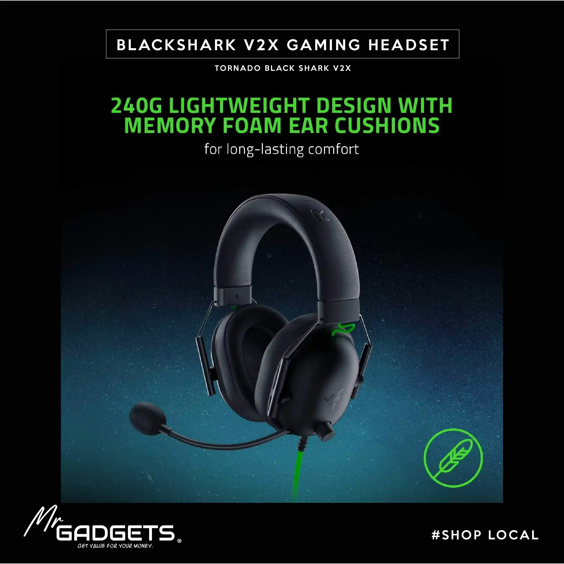 Blackshark V12 Gaming Headset - Image 5