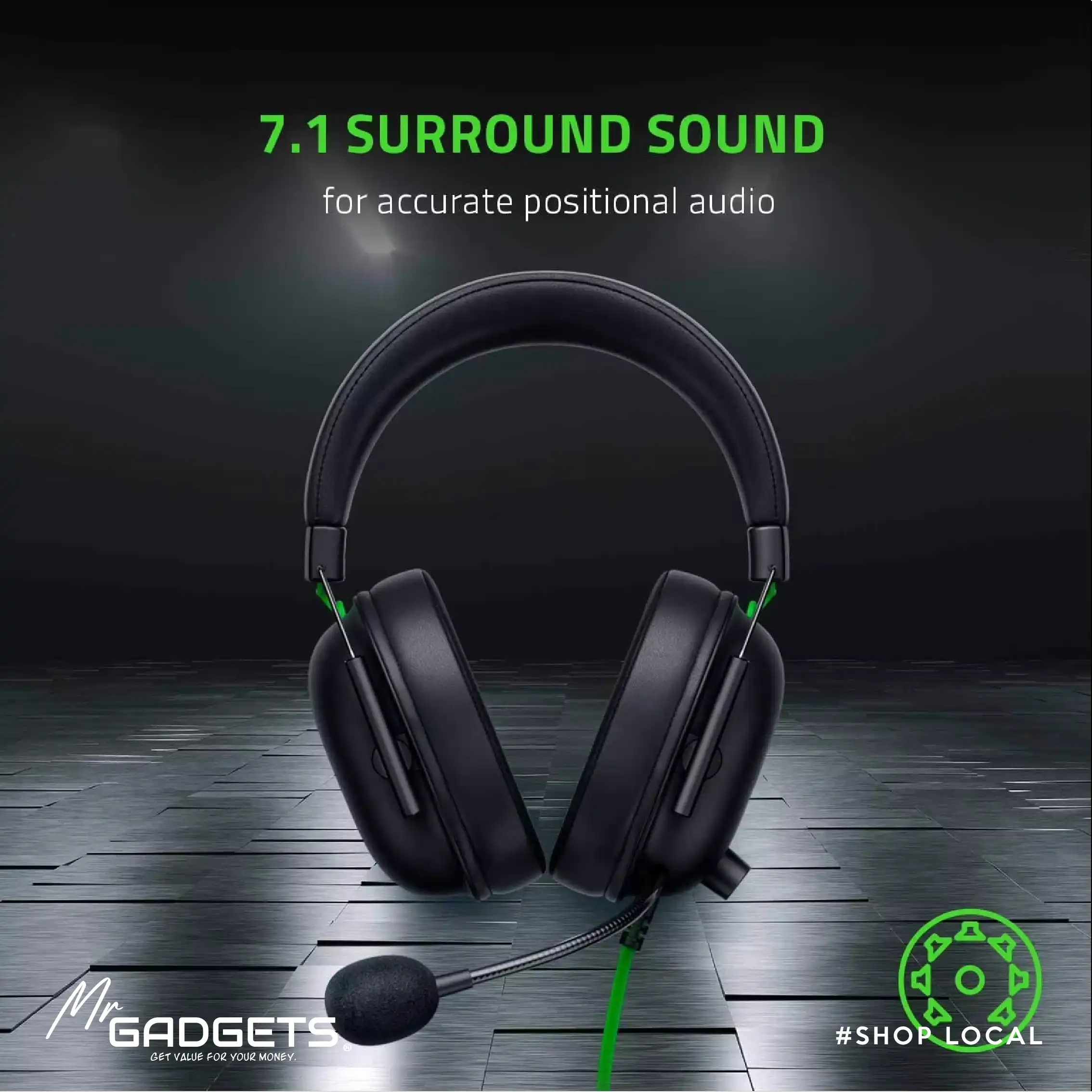Blackshark V12 Gaming Headset - Image 6