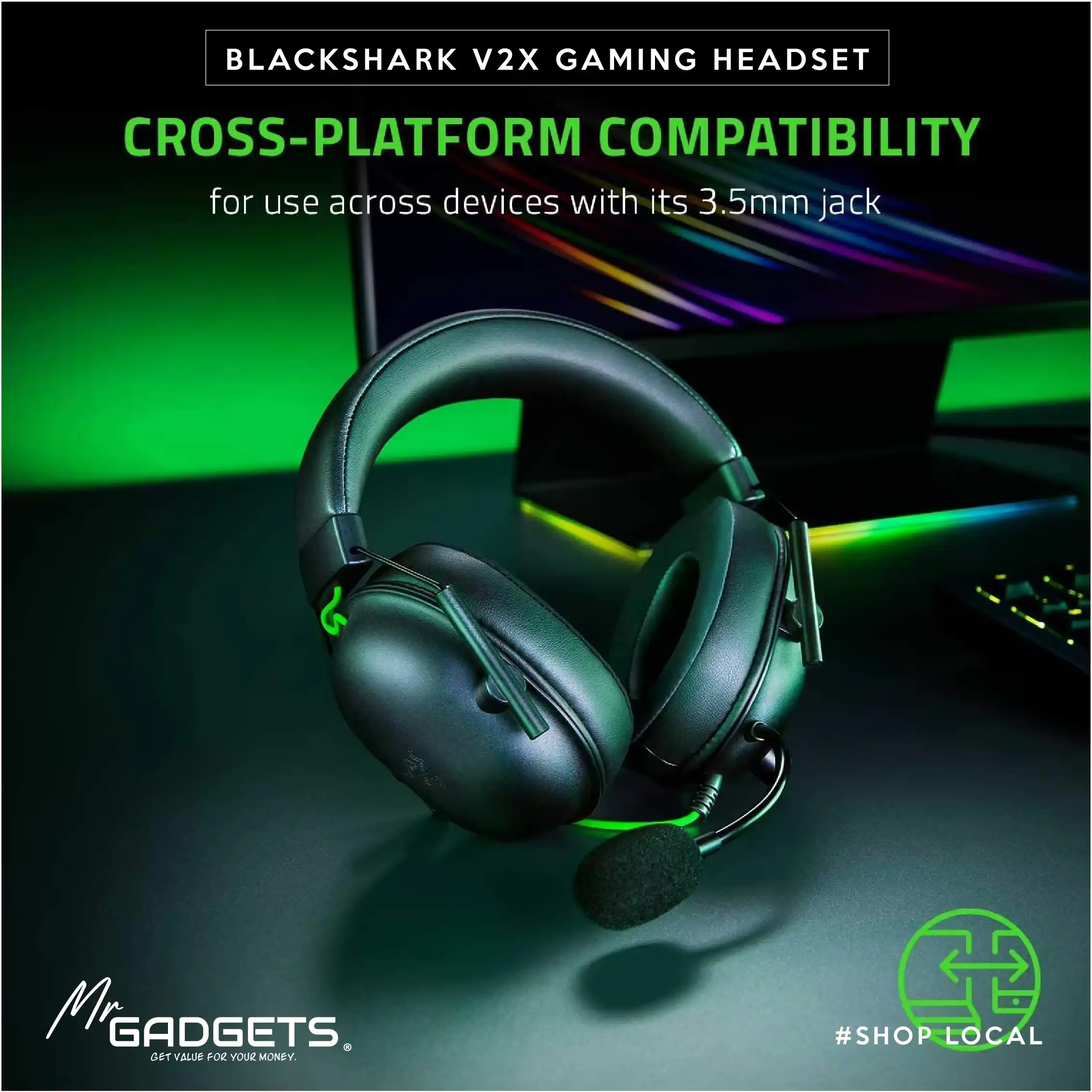 Blackshark V12 Gaming Headset - Image 7