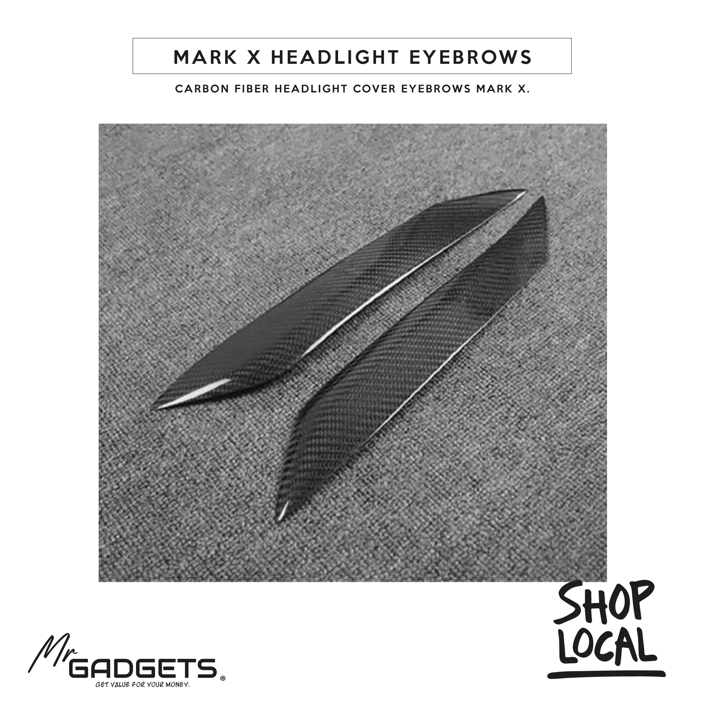 Mark X Grx 120 Headlight Eyebrows - Image 3