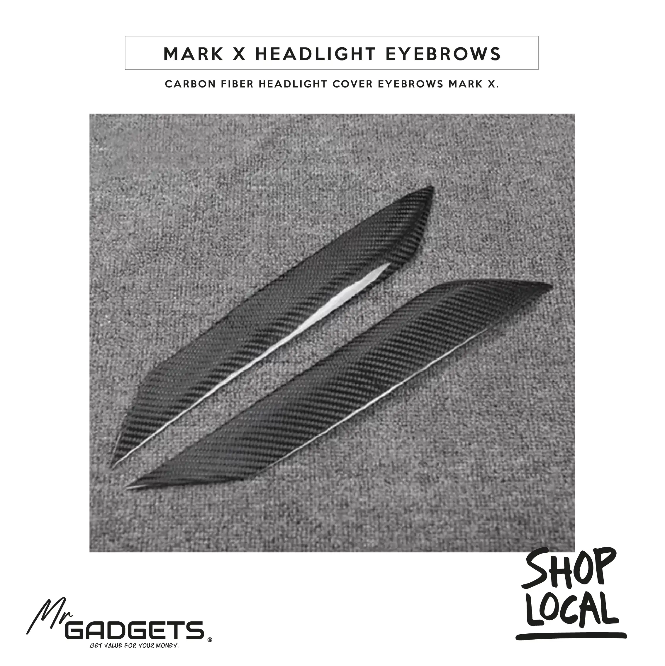 Mark X Grx 120 Headlight Eyebrows - Image 4