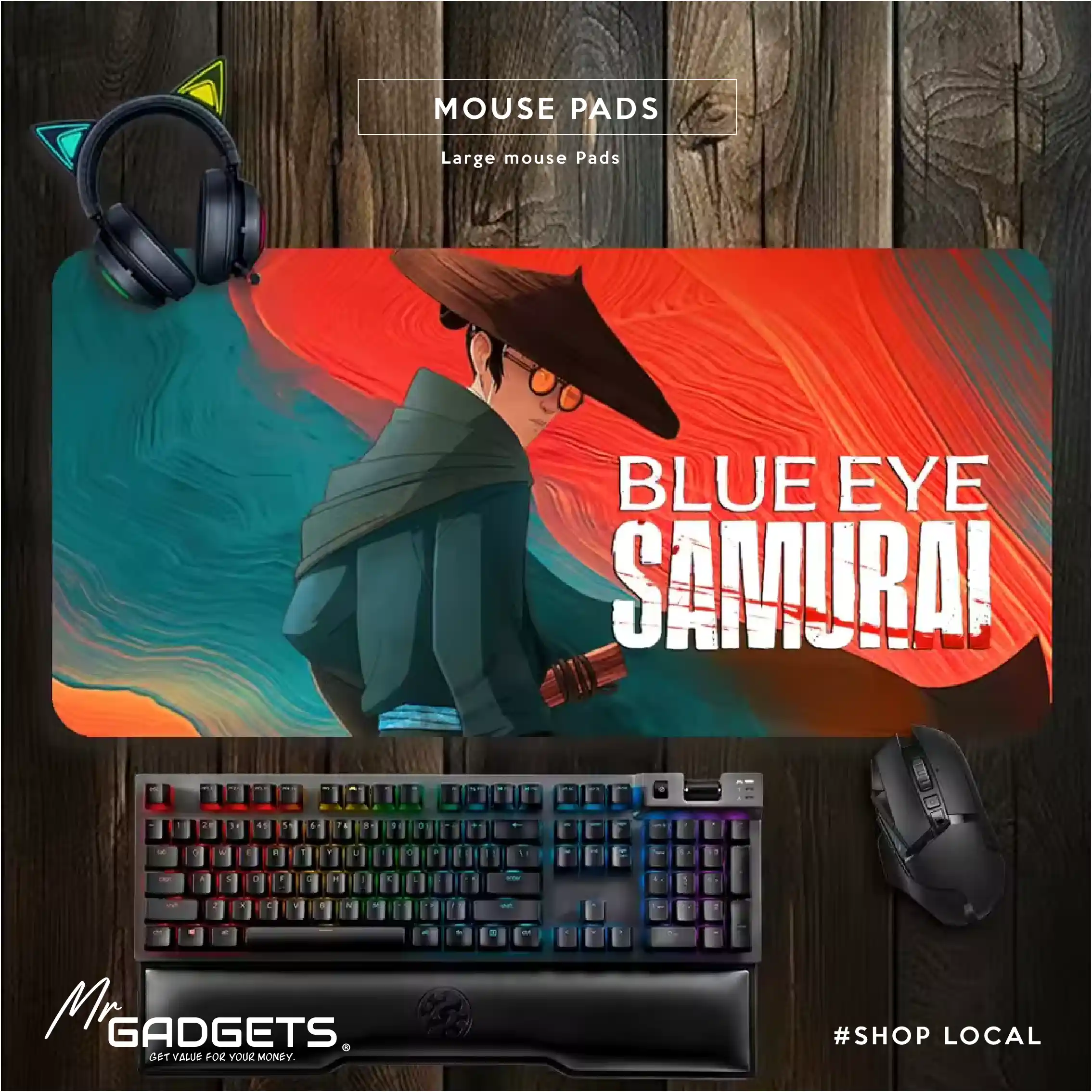 Large Printed Mouse Pads