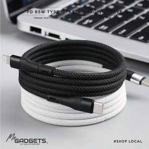 Braided PD 65W TYPE-C to Apple