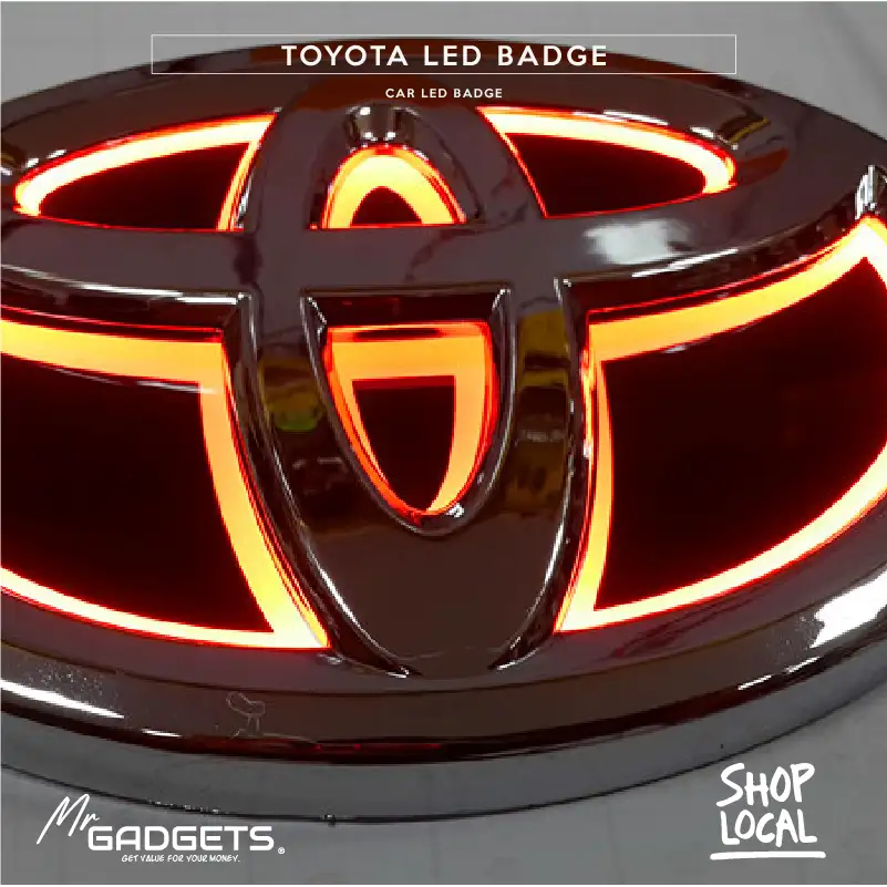 Toyota Led Badge
