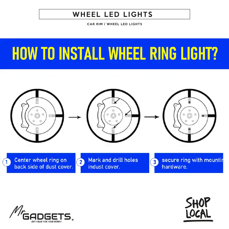 Wheel Led lights RGB - Image 3