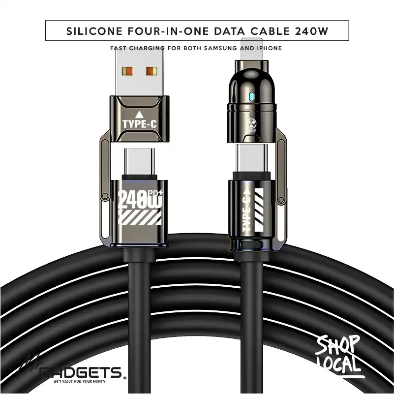 4 in 1 240W Data Cable