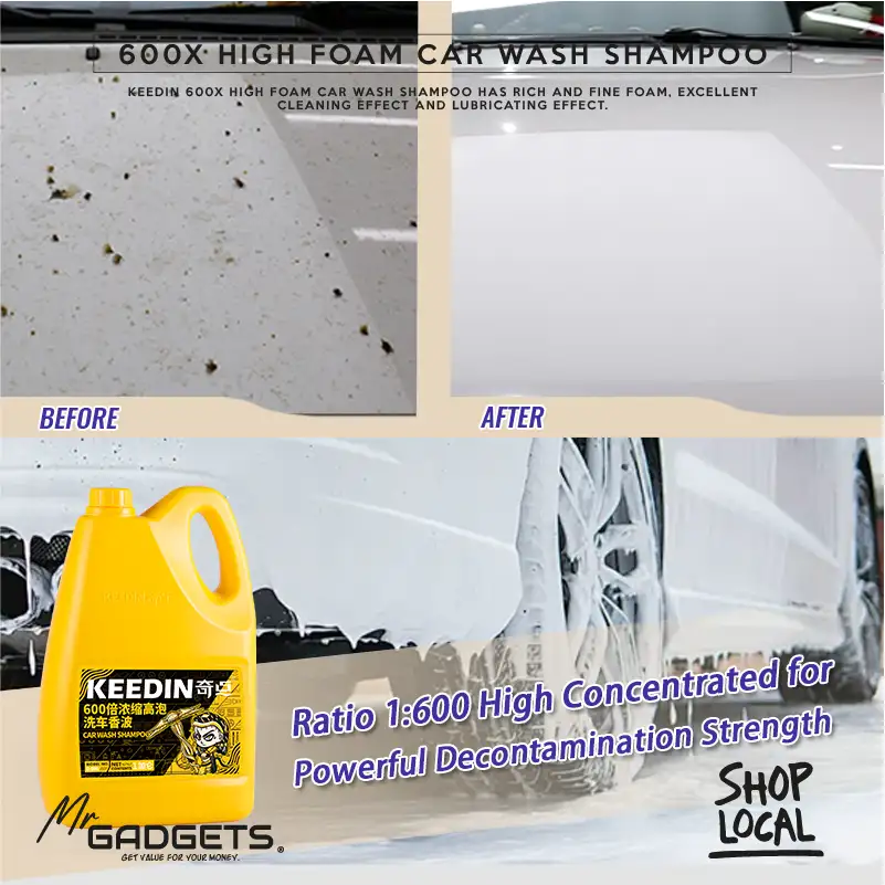 High Foam Car Wash Shampoo 1:600 dilution Ratio - Image 2