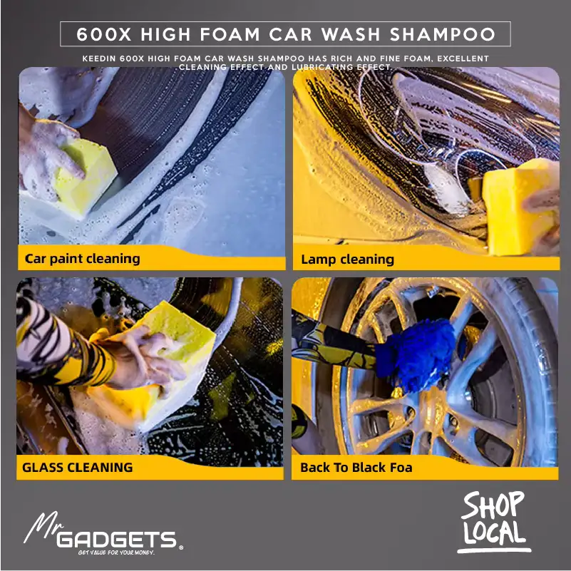 High Foam Car Wash Shampoo 1:600 dilution Ratio - Image 6