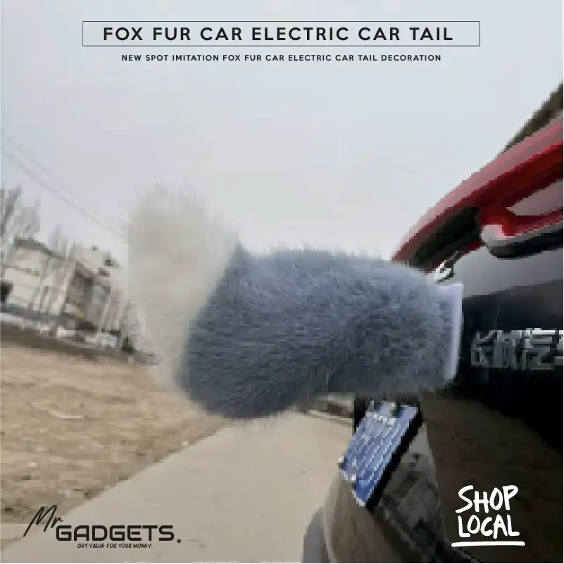 Fox Fur Electric Tail Car / Bikes / Cosplay - Image 4