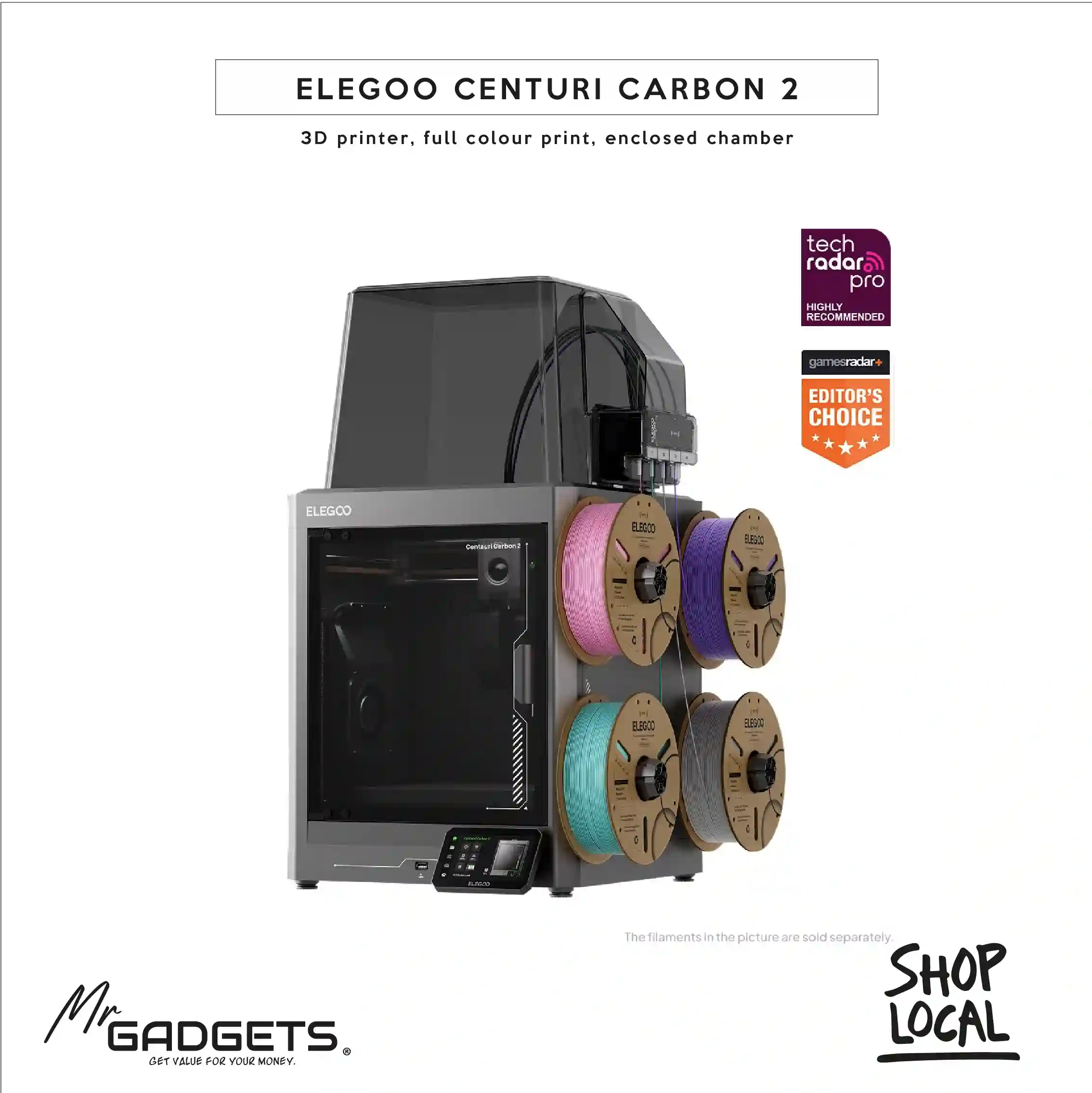 Elegoo Centuri Carbon 2 3D Printer - Image 2